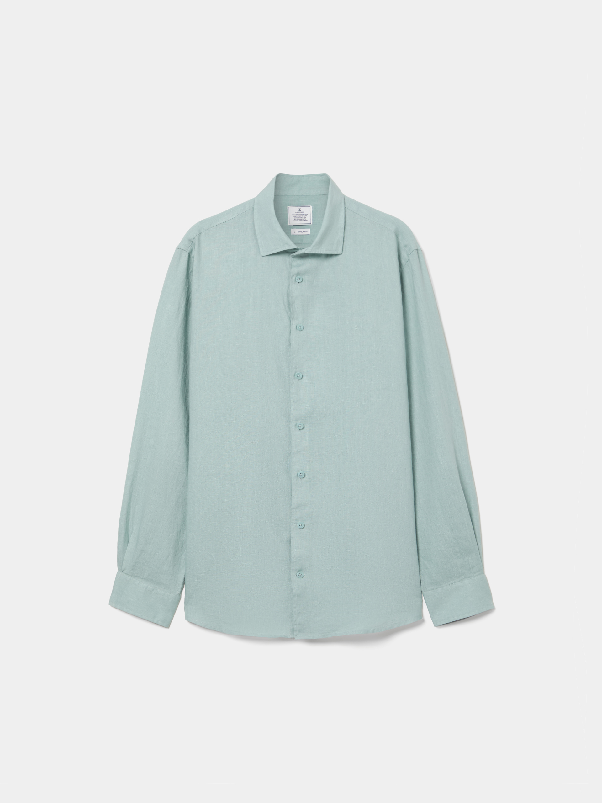 Regular fit linen shirt