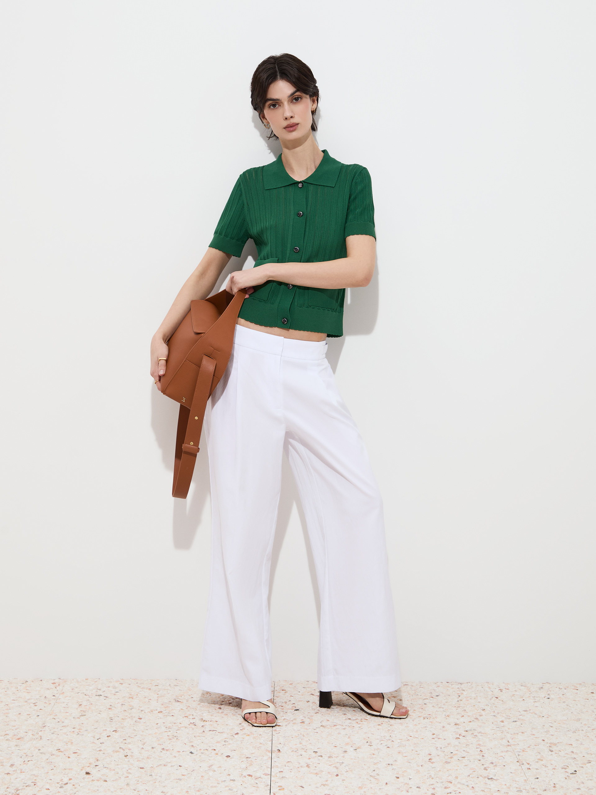 Pleated trousers