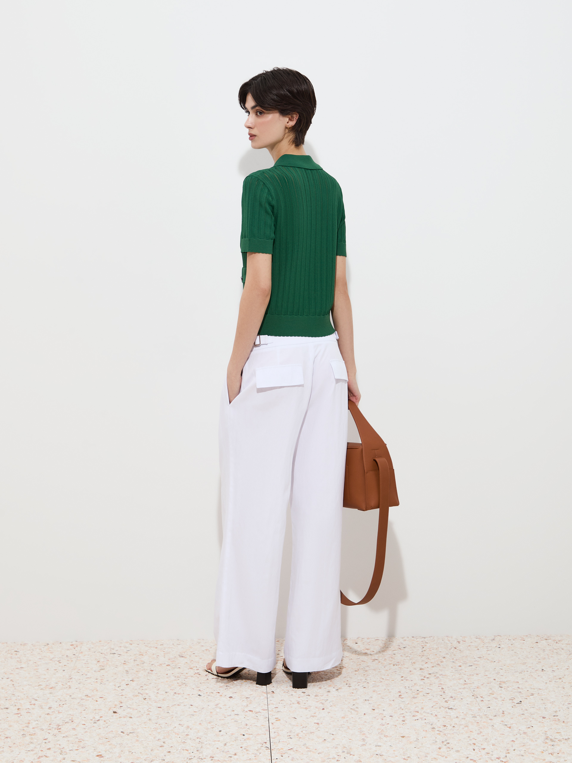 Pleated trousers