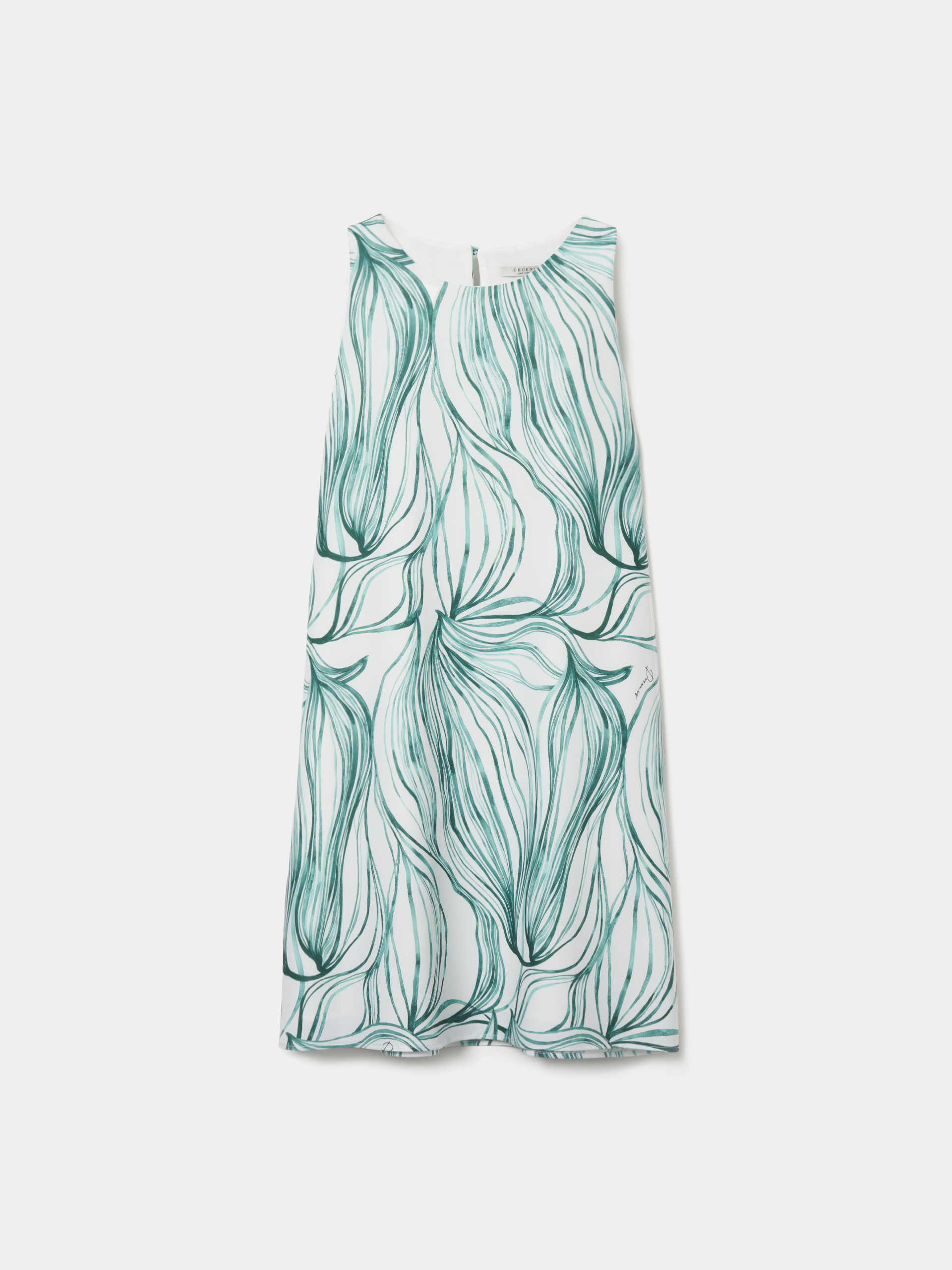 Vestido corto estampado