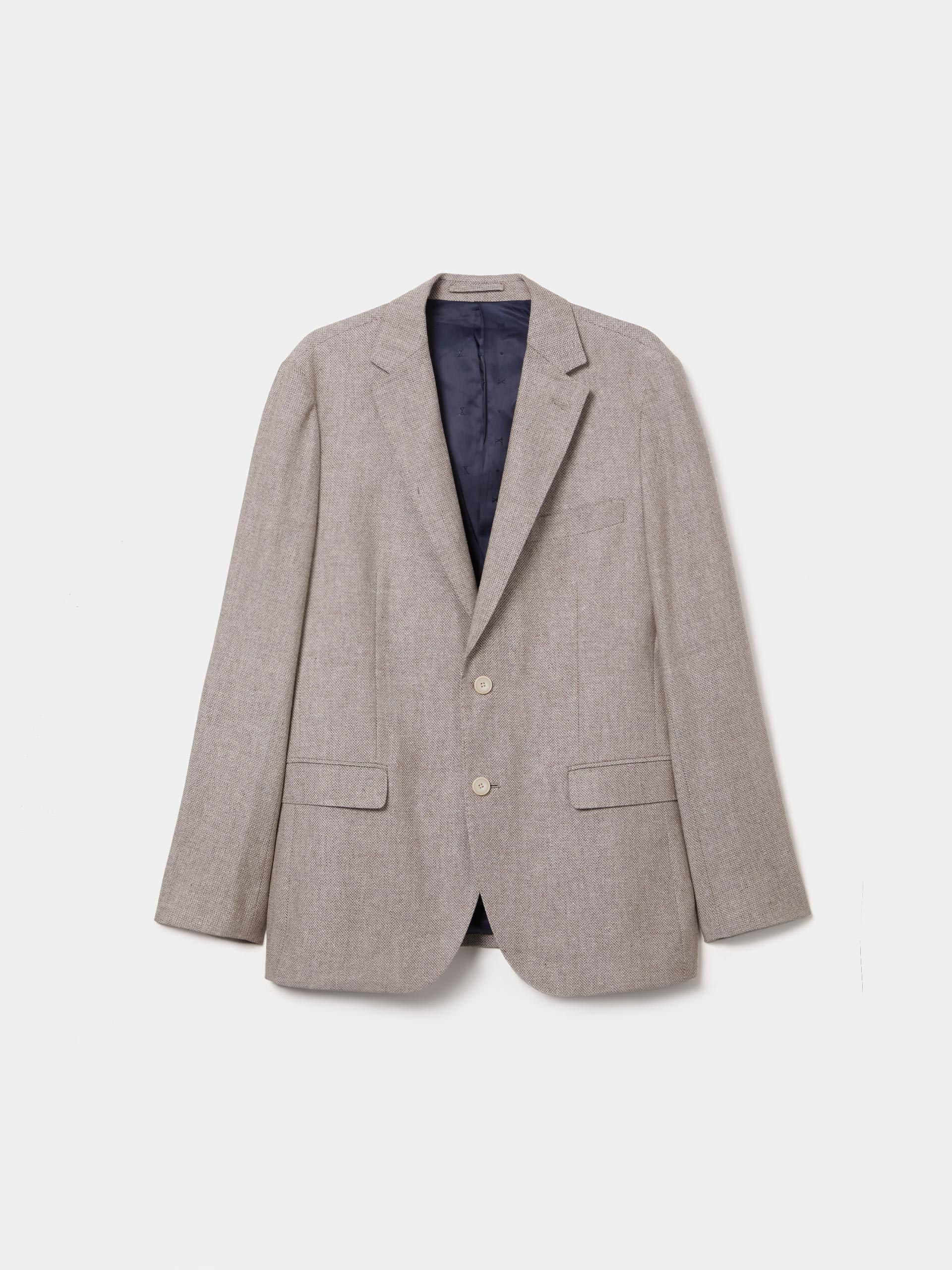 Regular fit blazer in linen