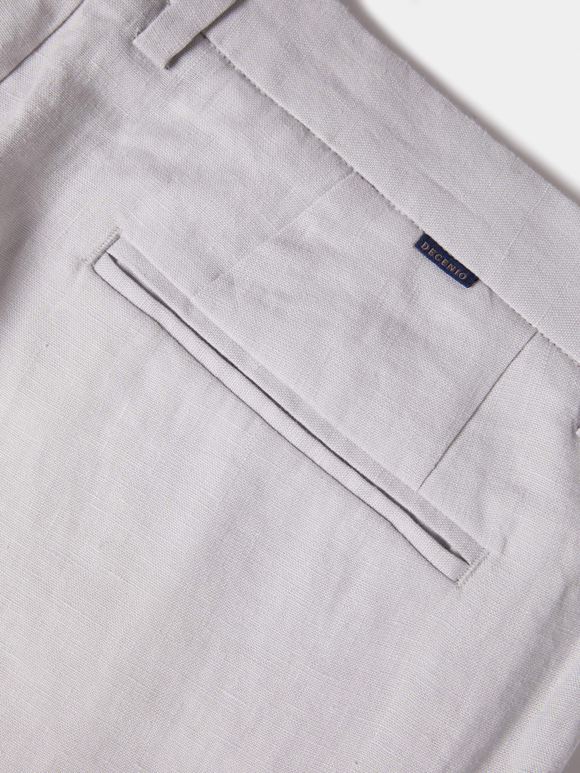 Linen chino trousers