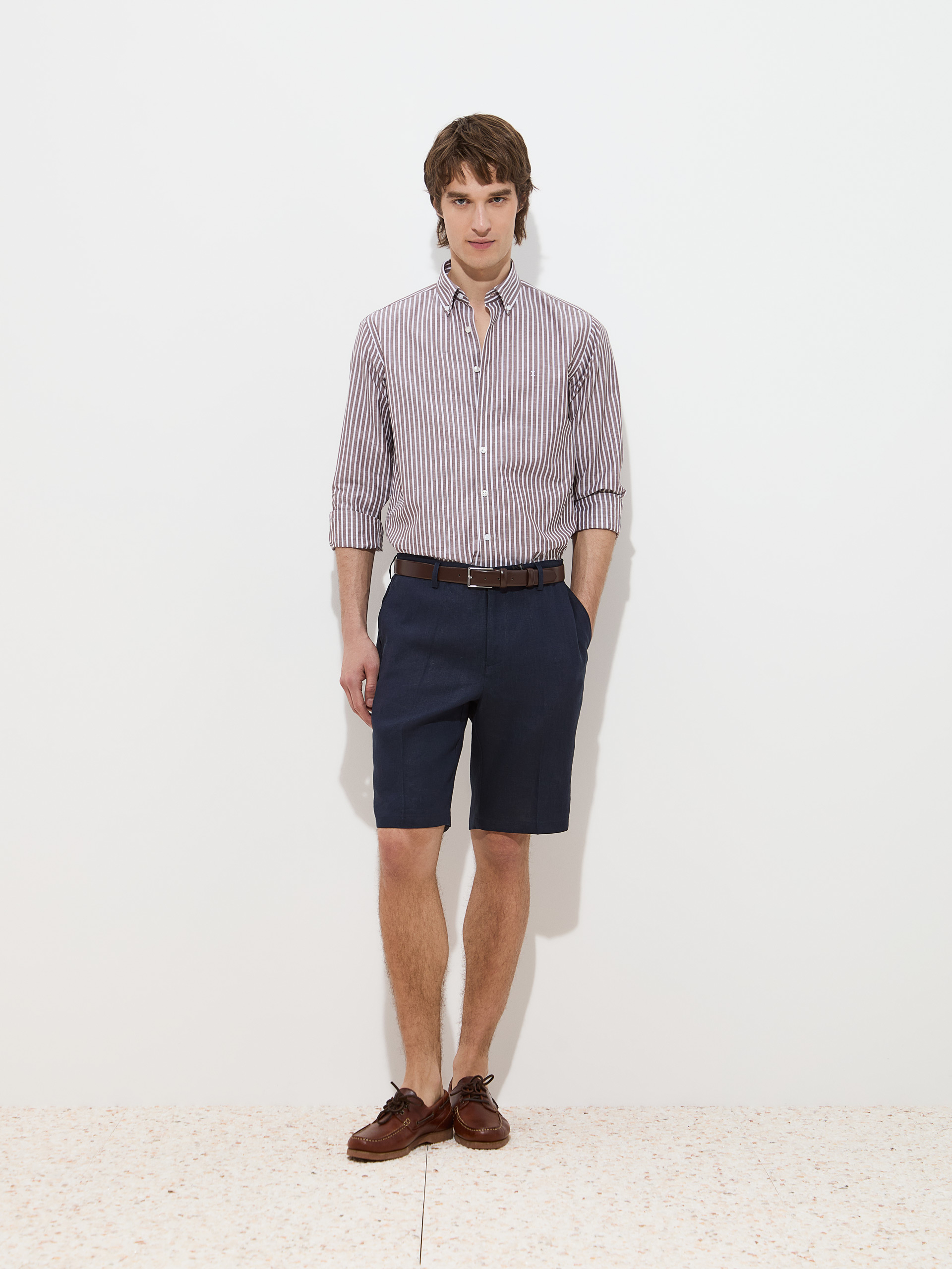 Linen shorts