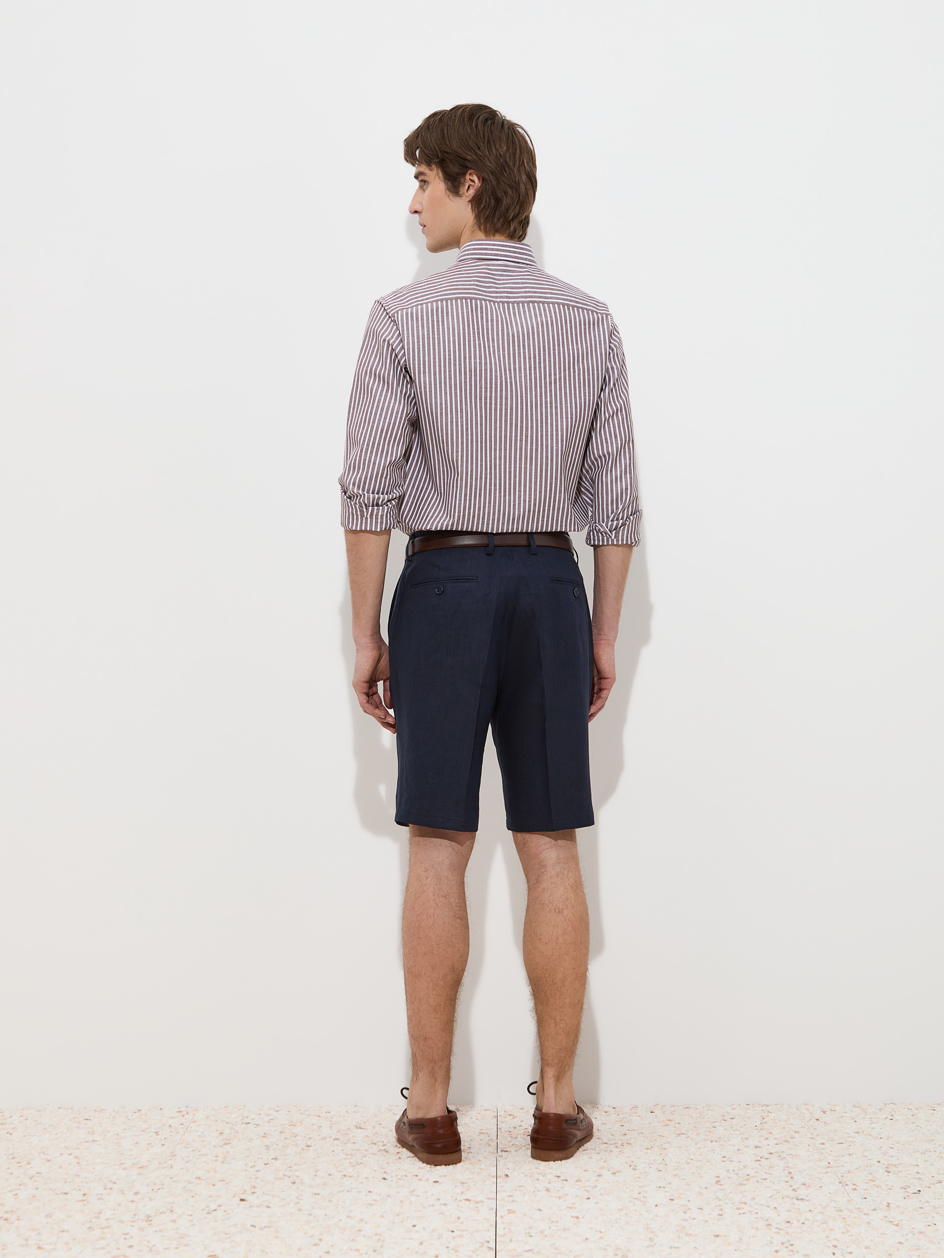 Linen shorts