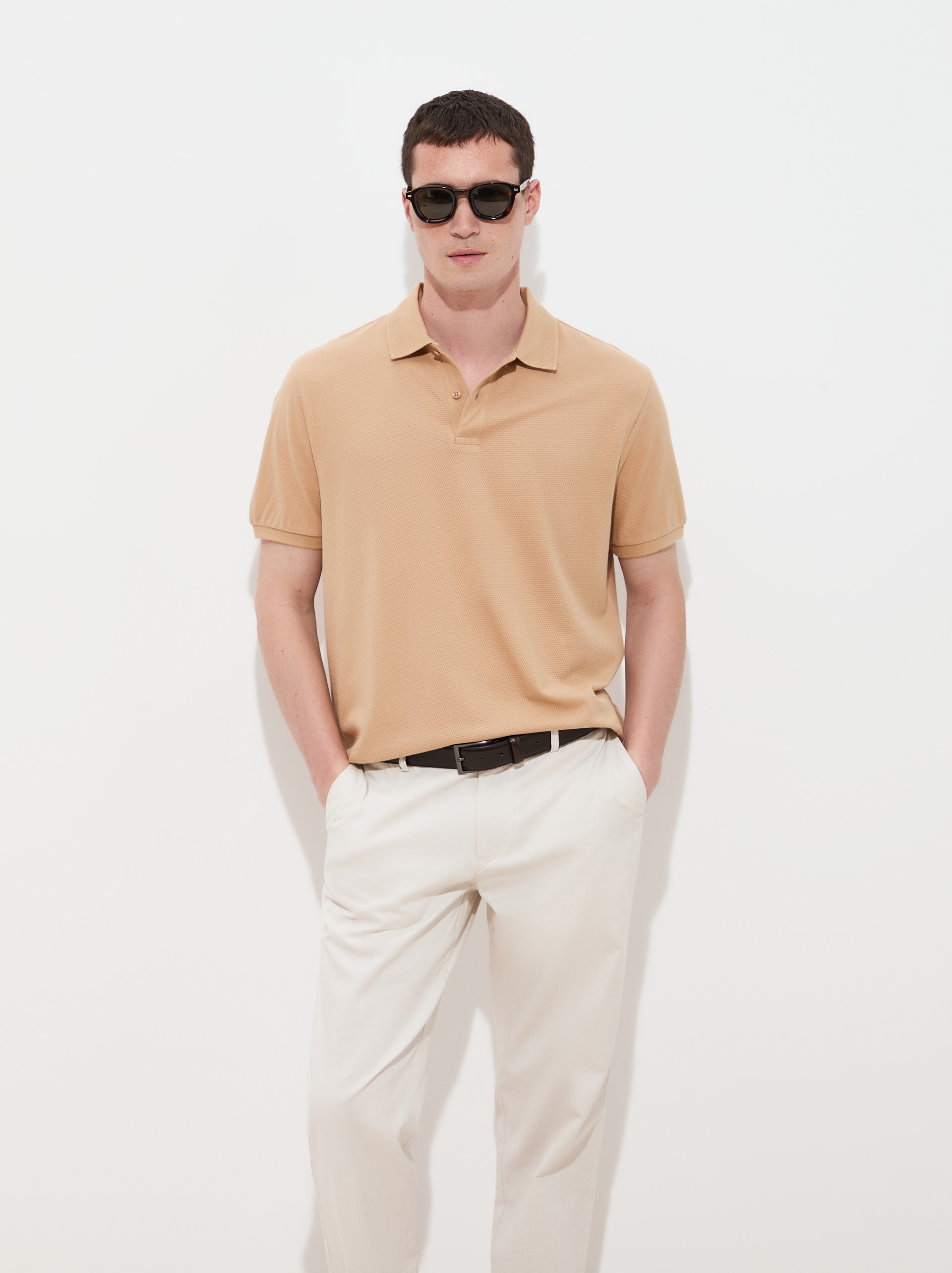 Polo em algodão