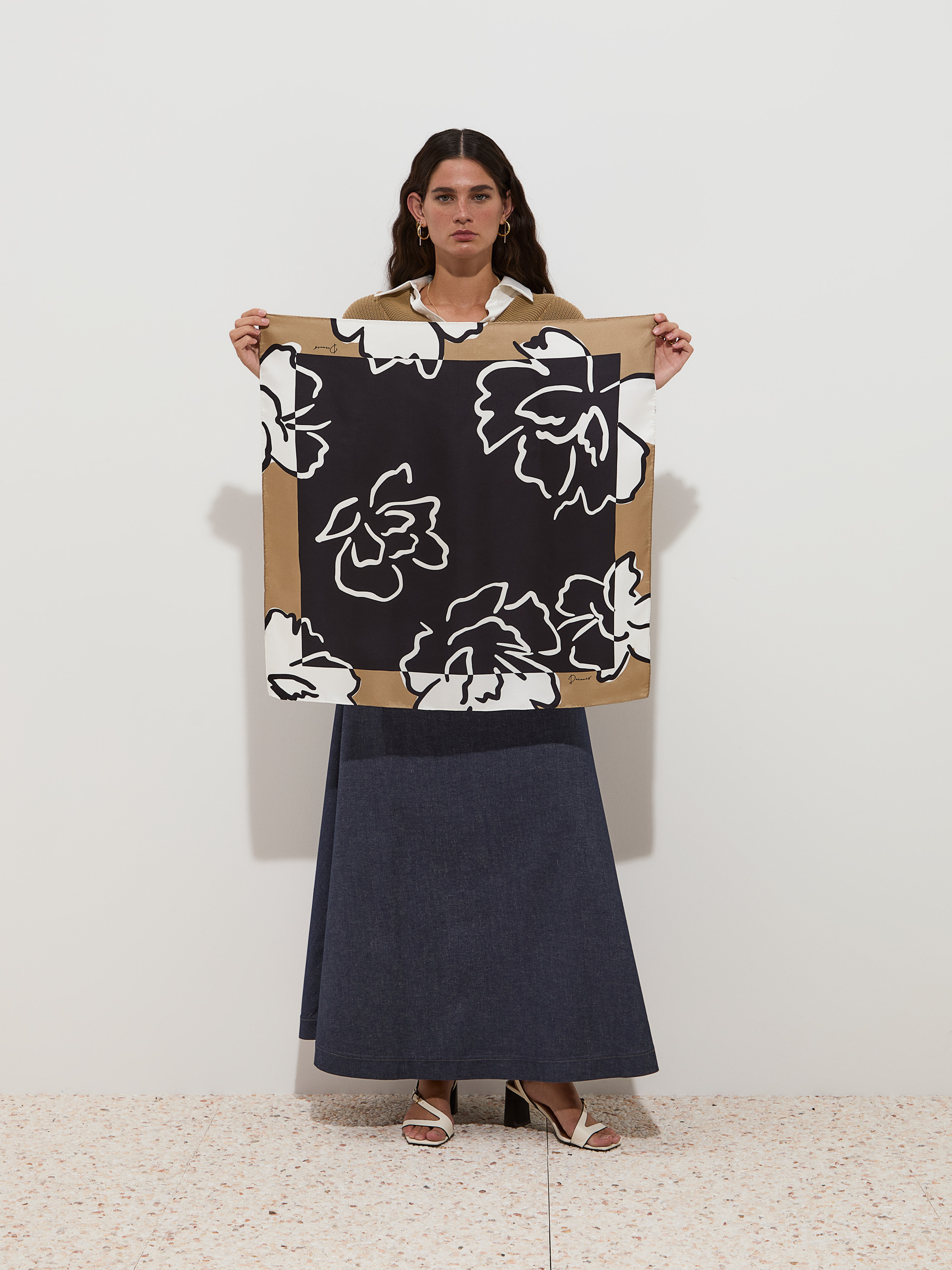 Scarf with print