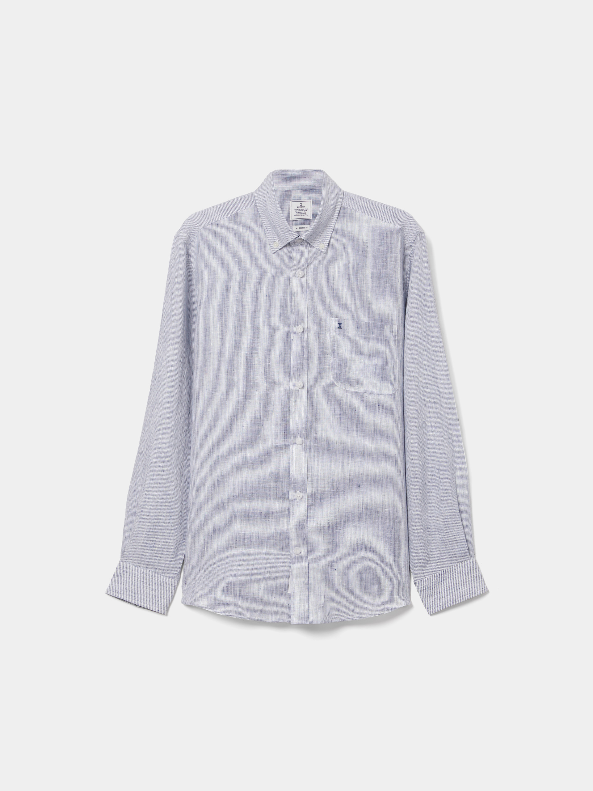 Regular fit linen shirt