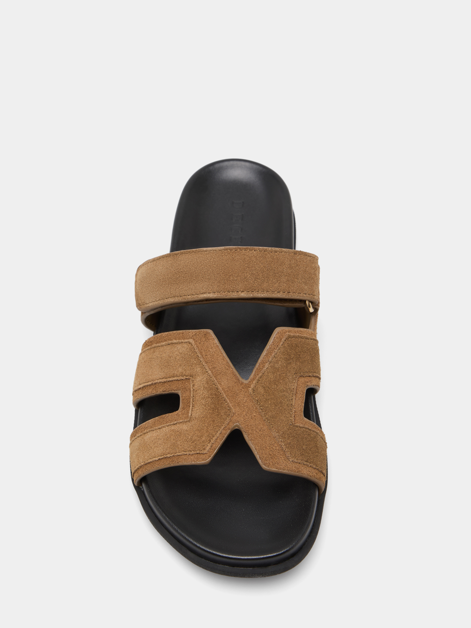 Flat leather sandals