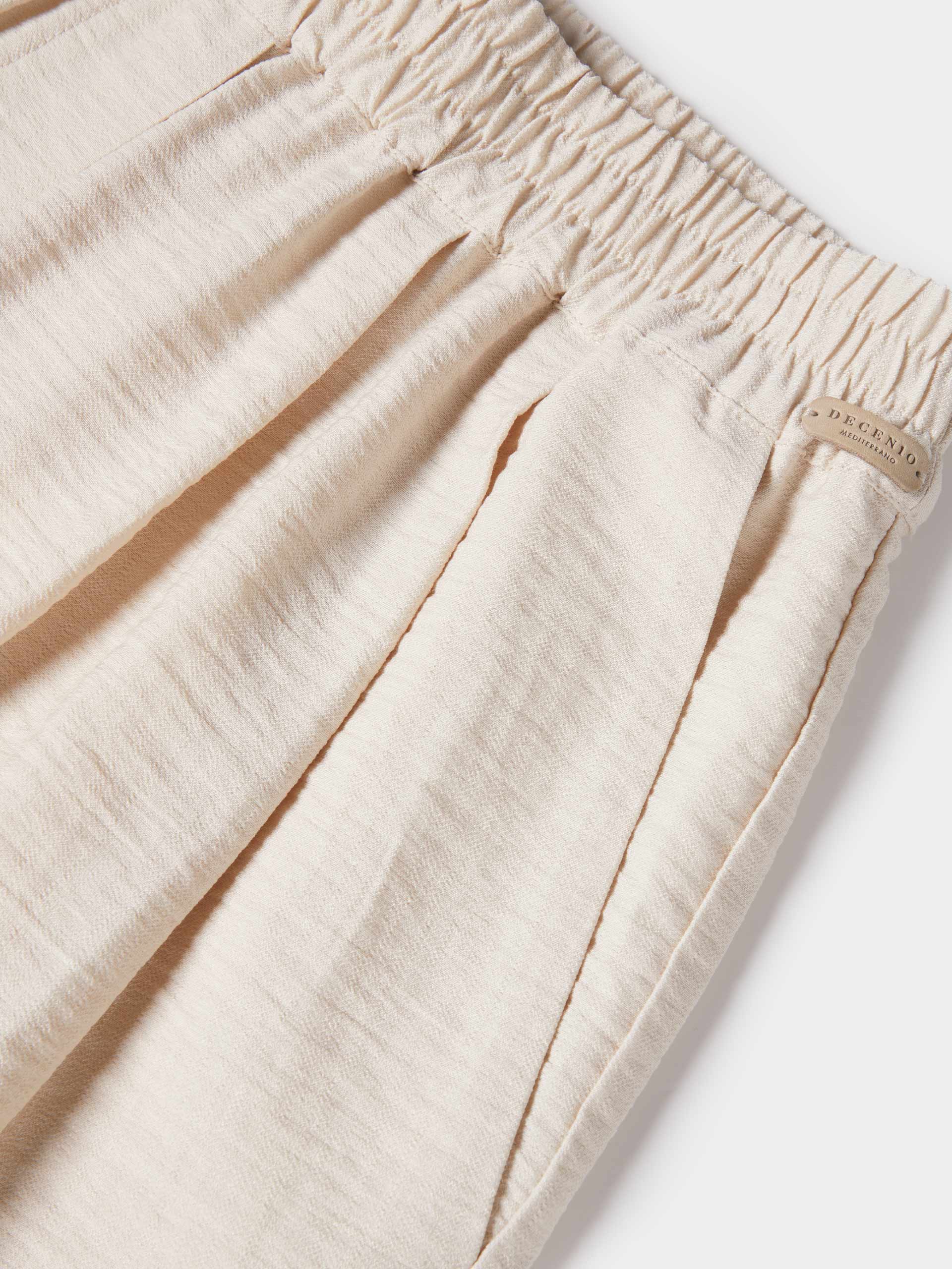 Flowy wide-leg trousers