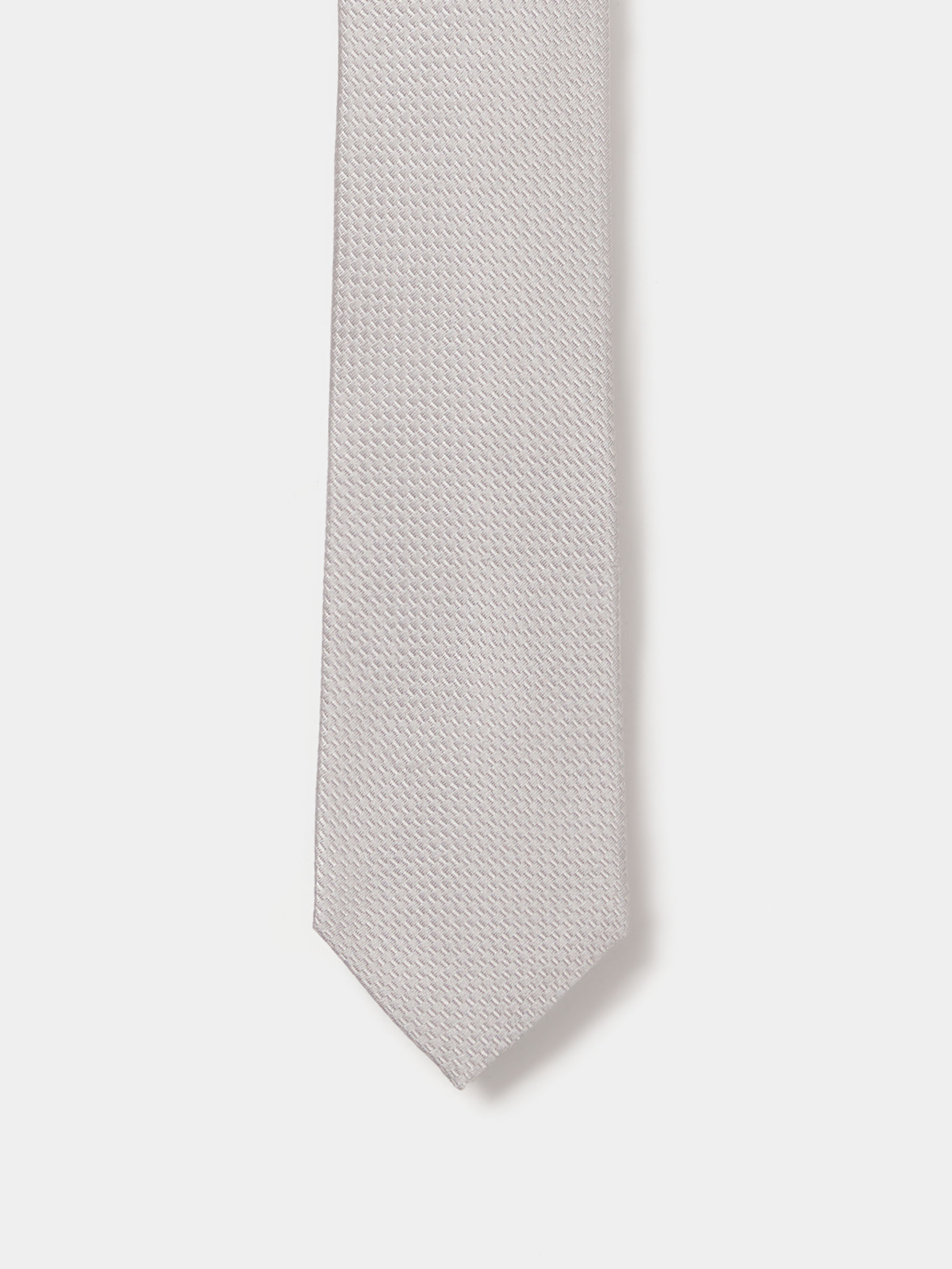Silk and cotton tie