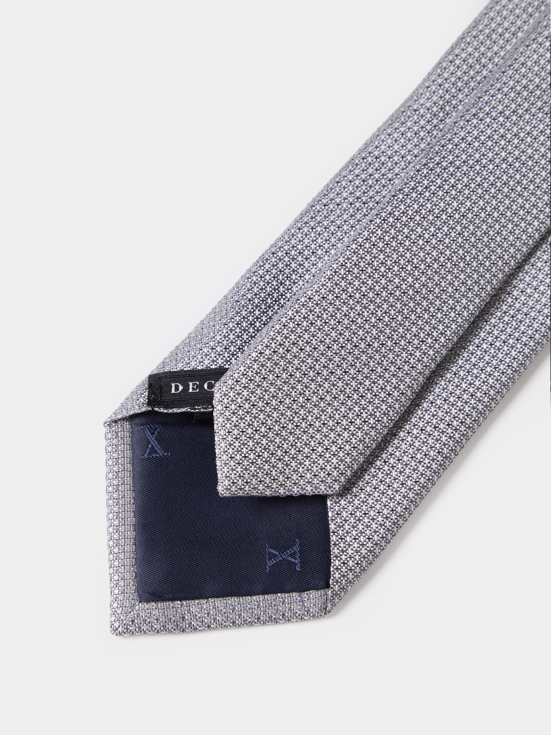 Corbata de seda y algodón