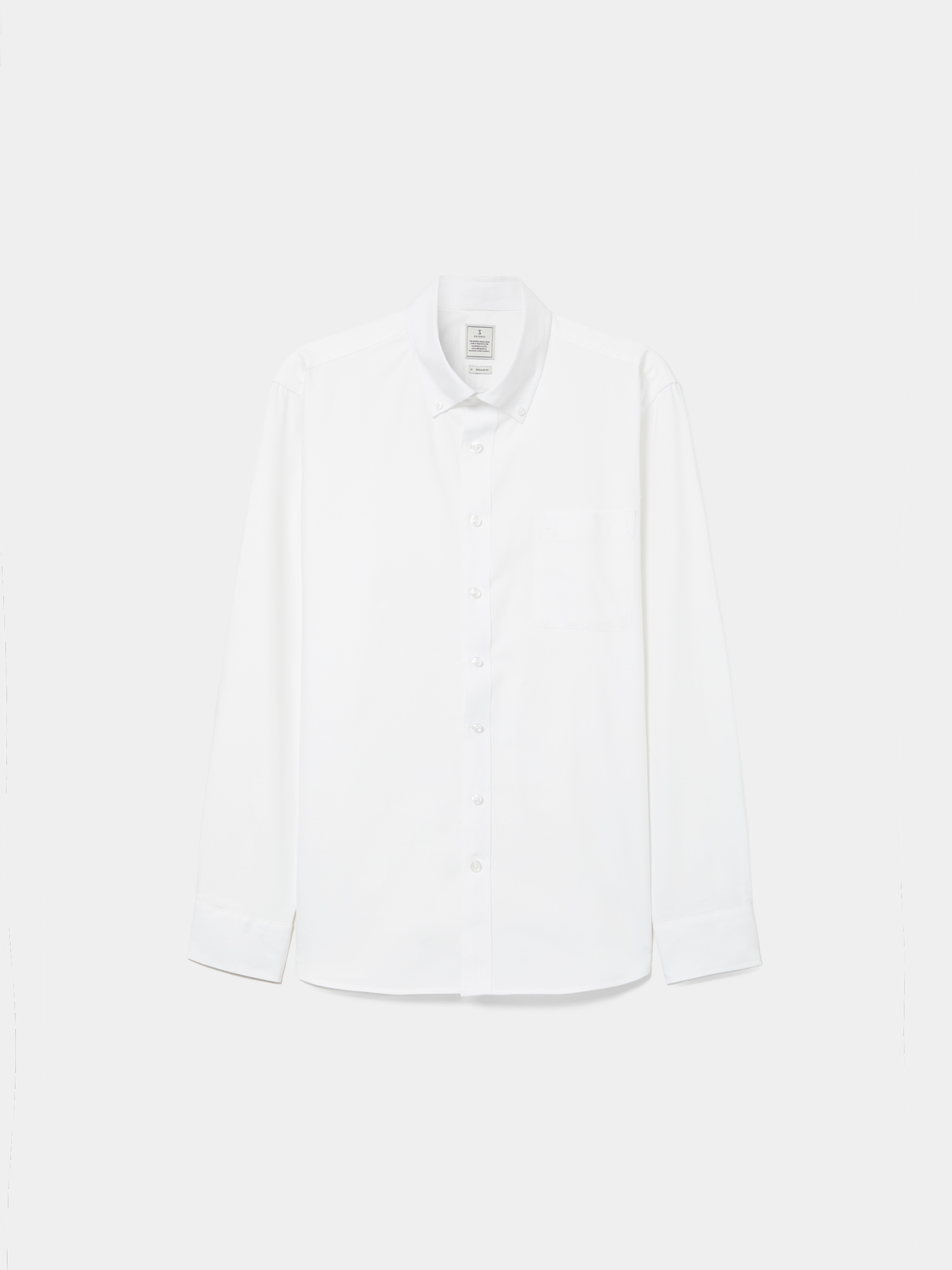 Regular fit cotton oxford shirt