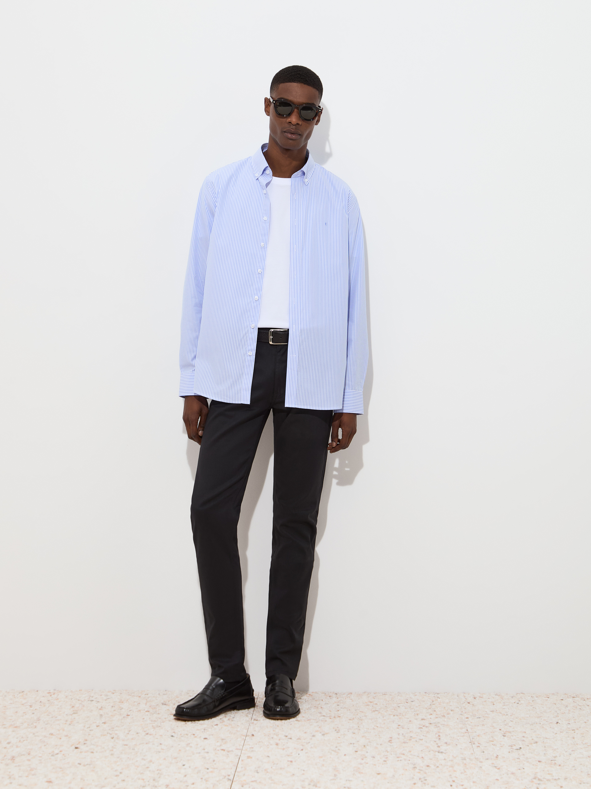 Regular fit striped shirt