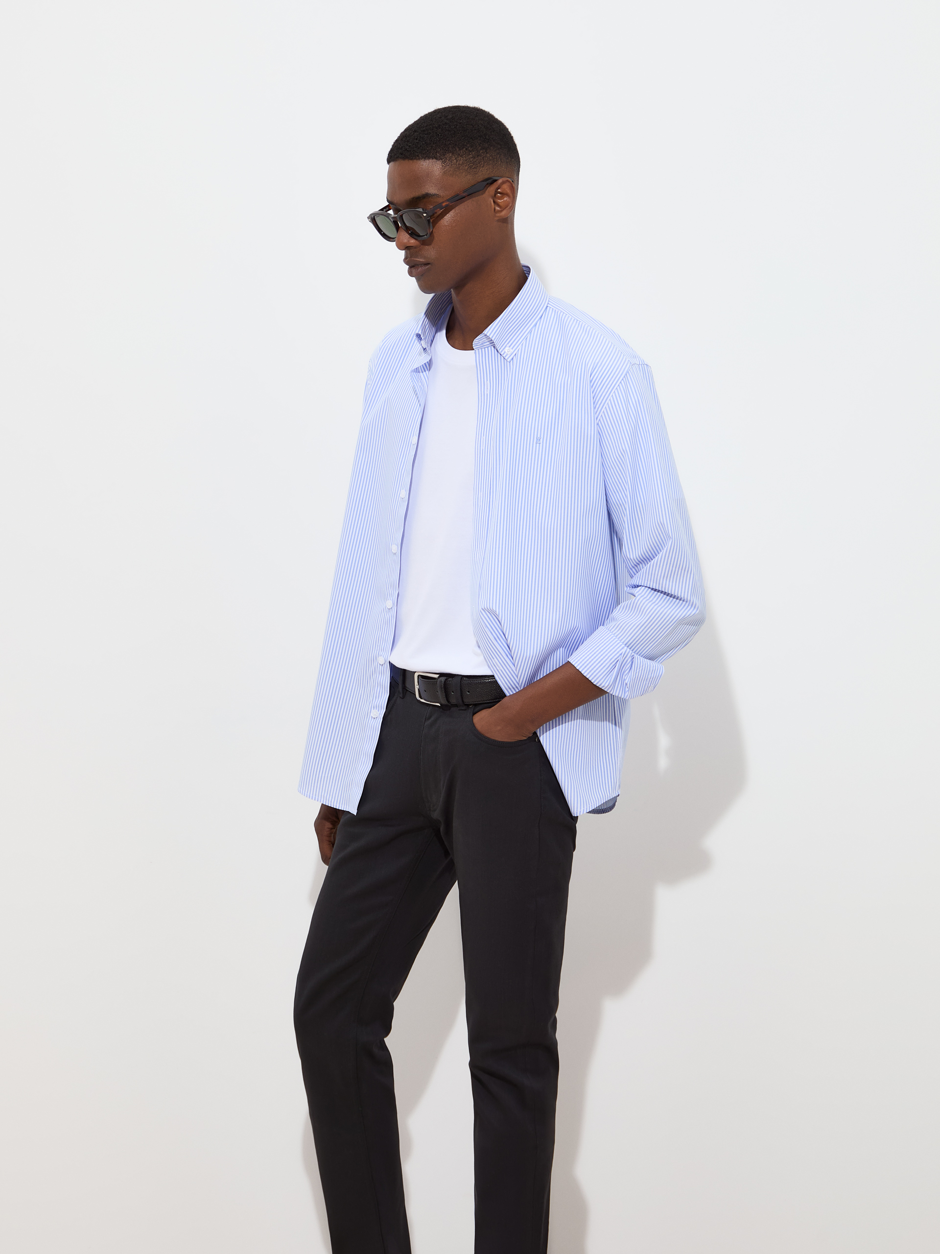 Regular fit striped shirt