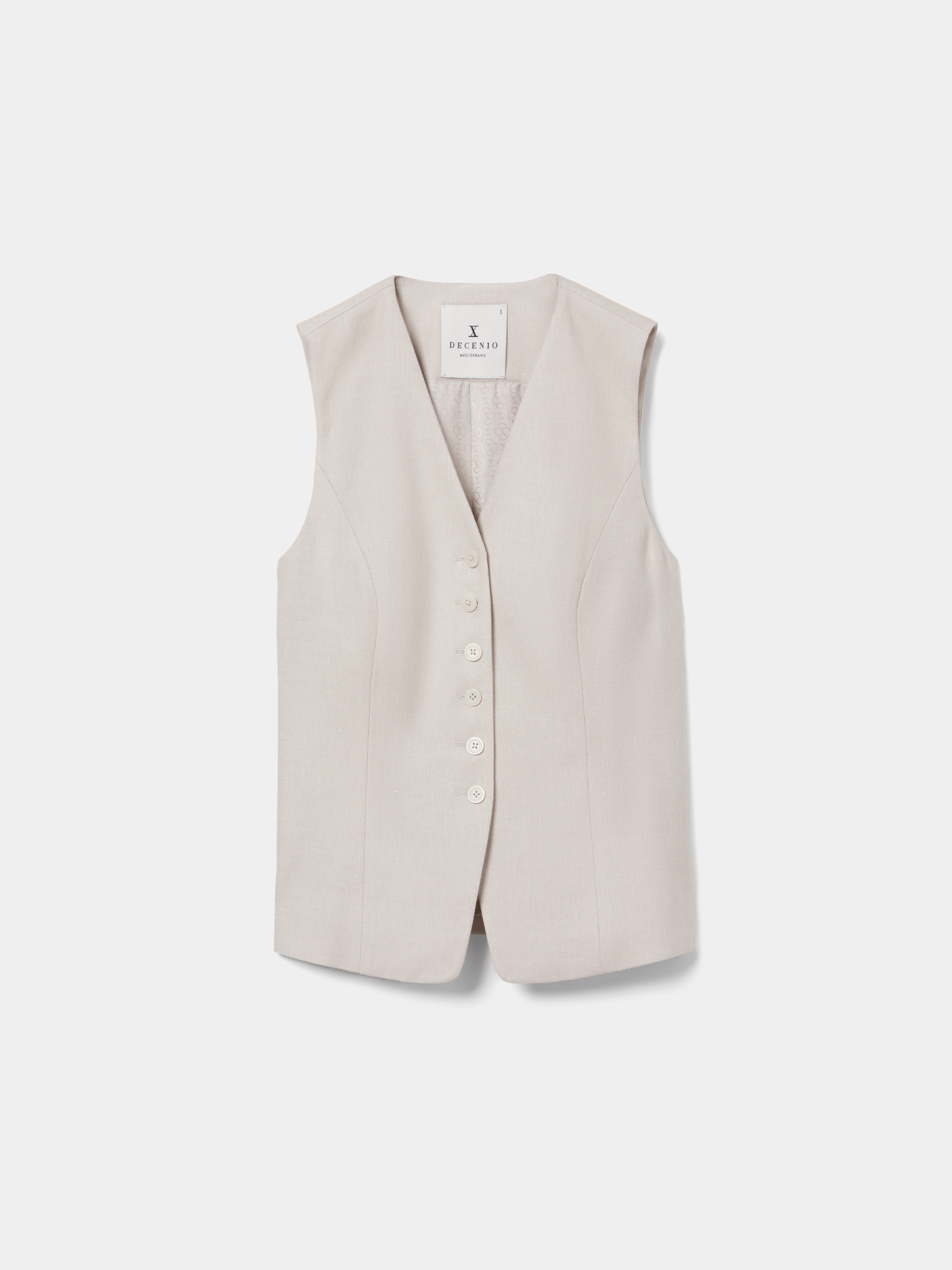 Regular fit vest