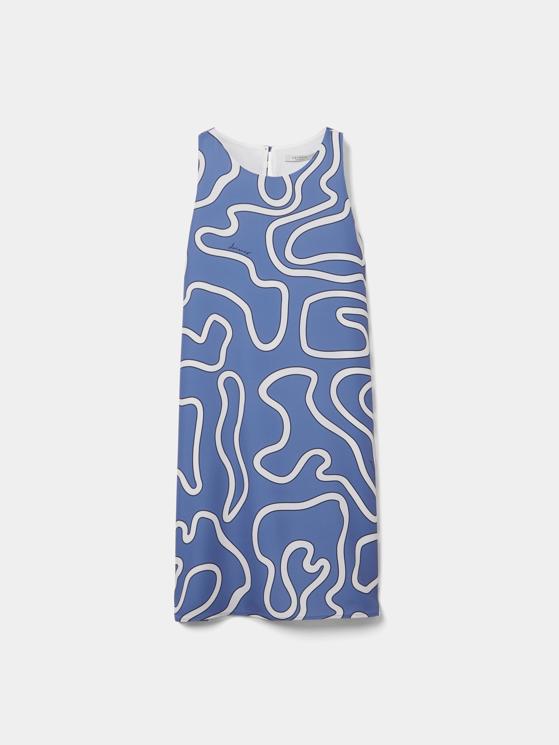 Vestido corto estampado