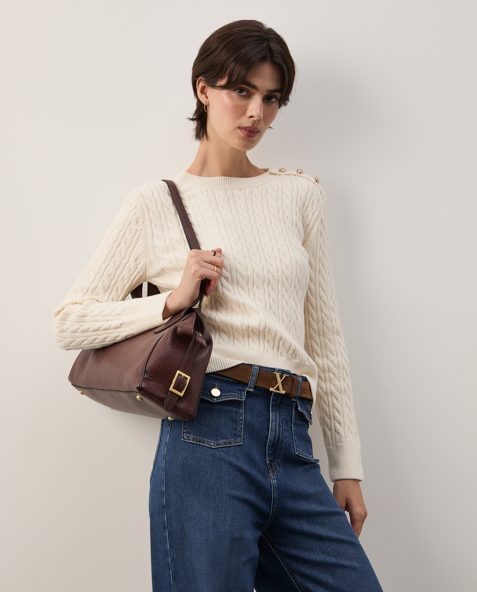 Straight-leg jeans