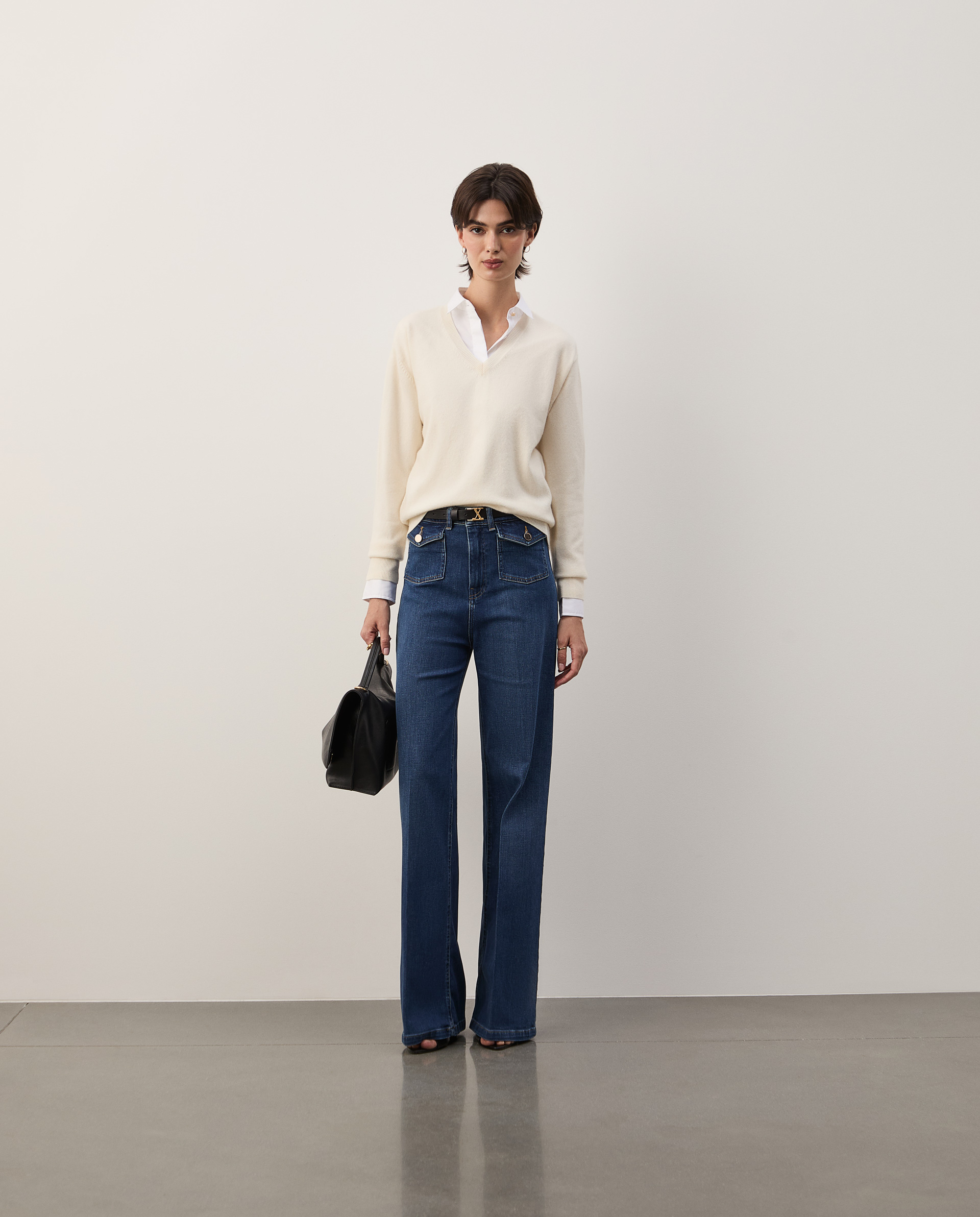 Straight-leg jeans