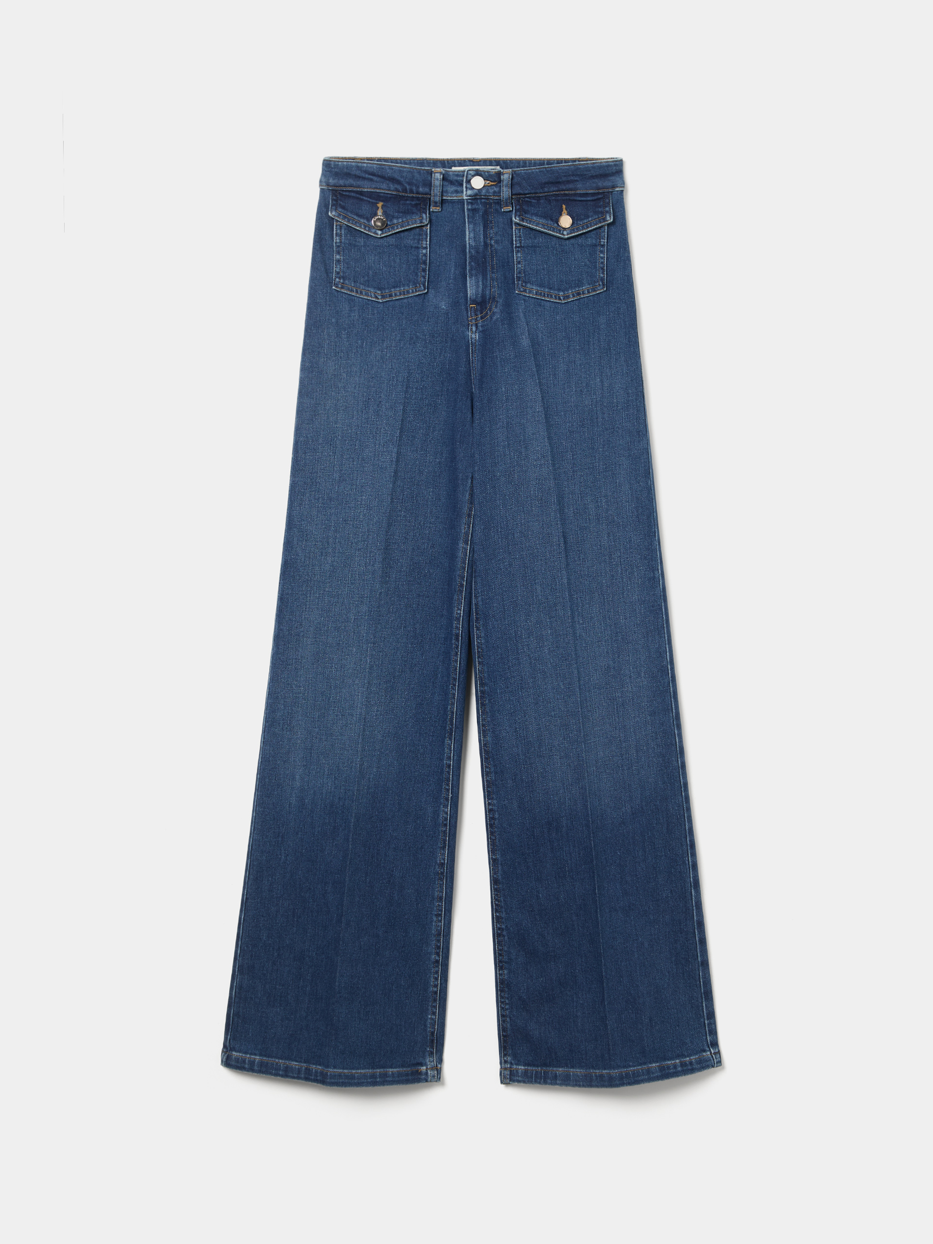 Straight-leg jeans