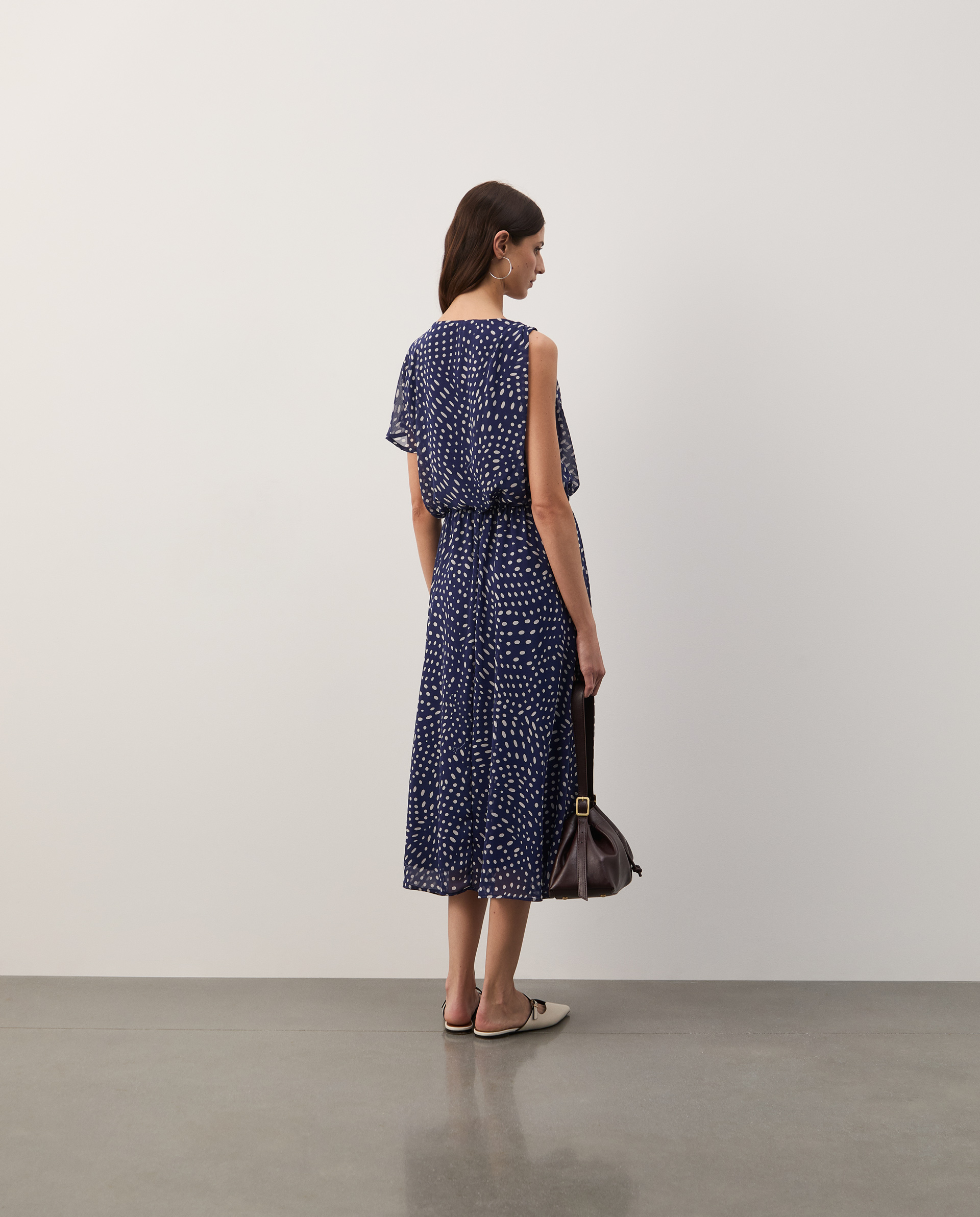 Vestido midi estampado