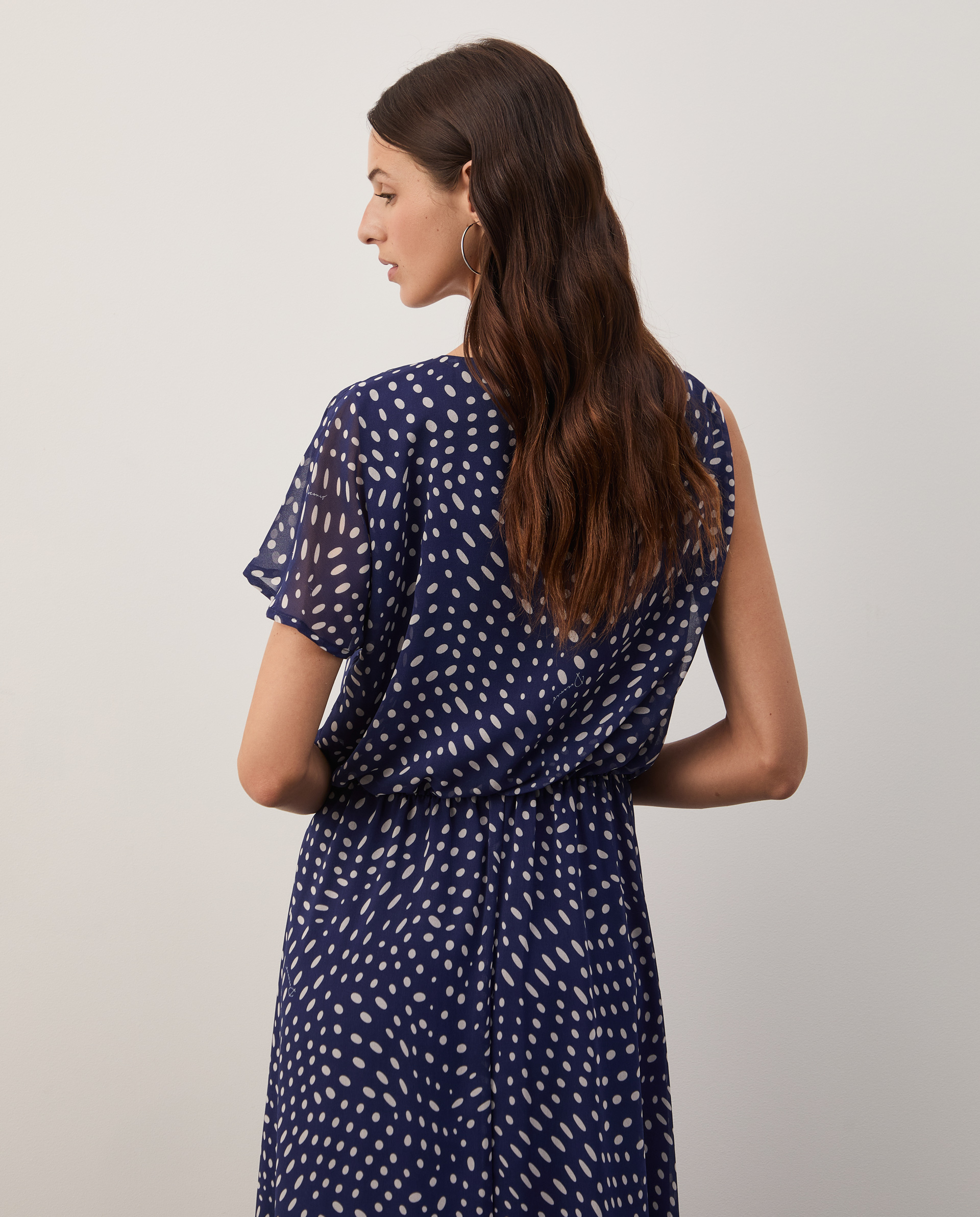Vestido midi estampado