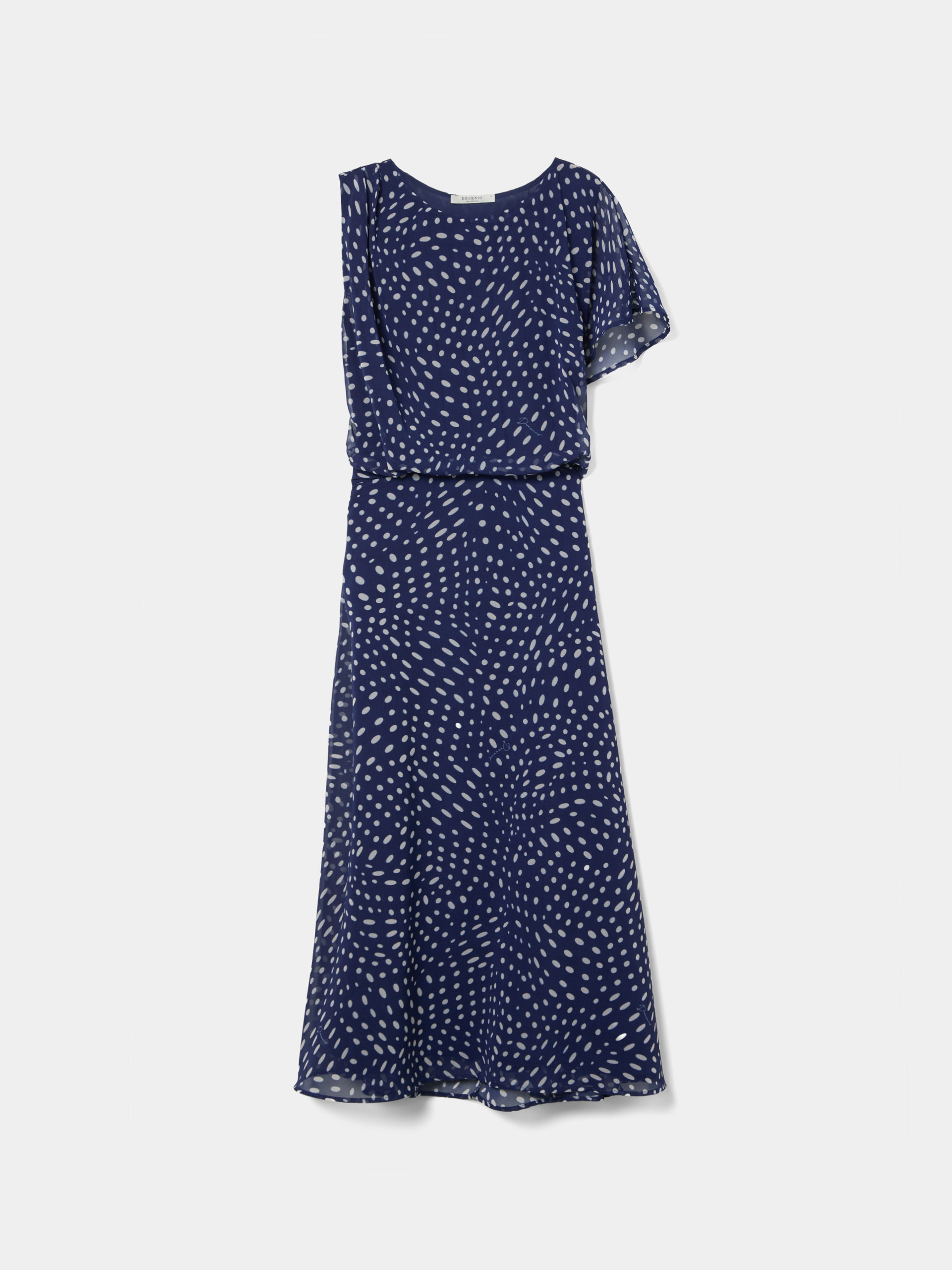 Vestido midi estampado