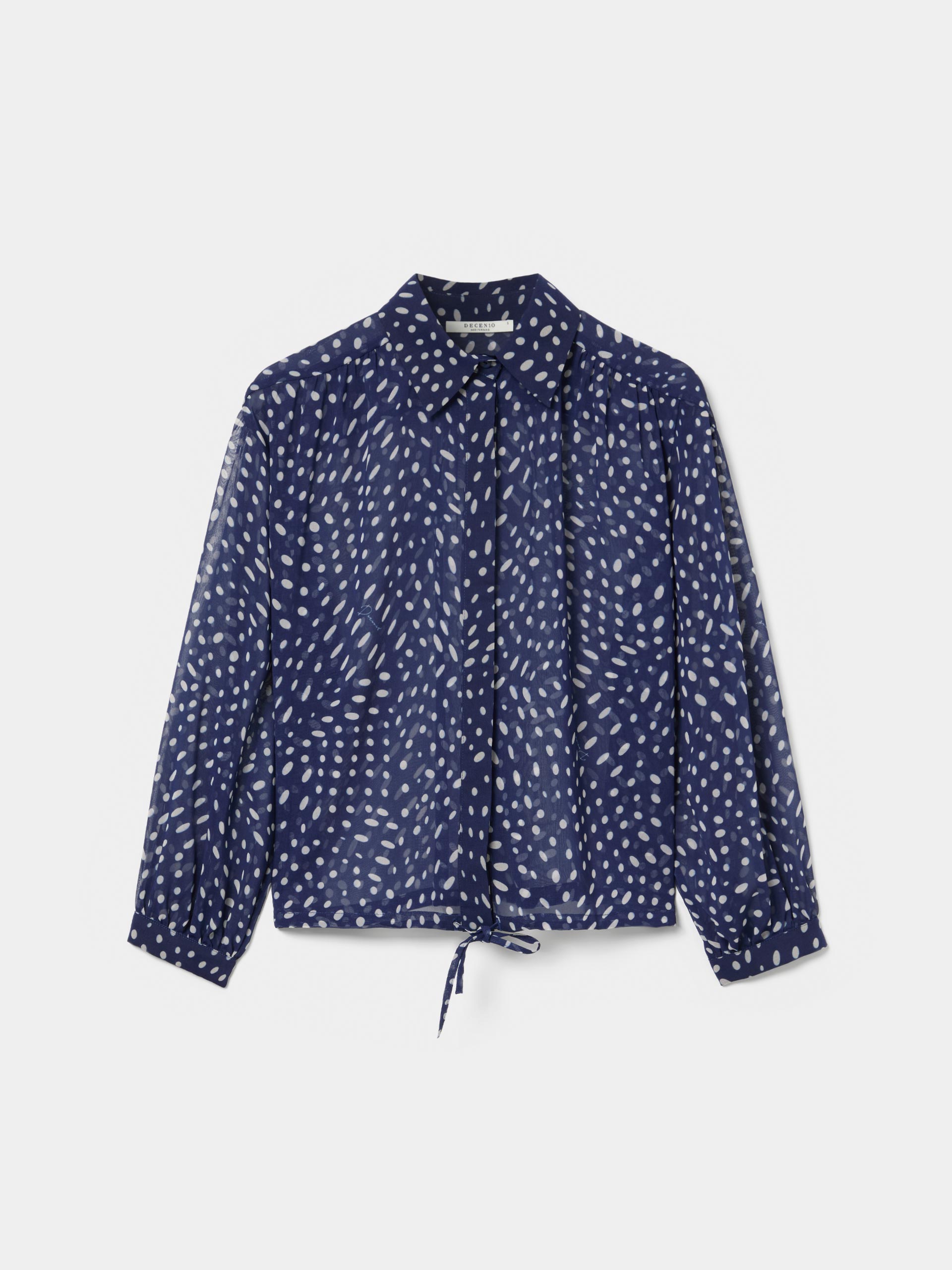 Blusa fluida estampada