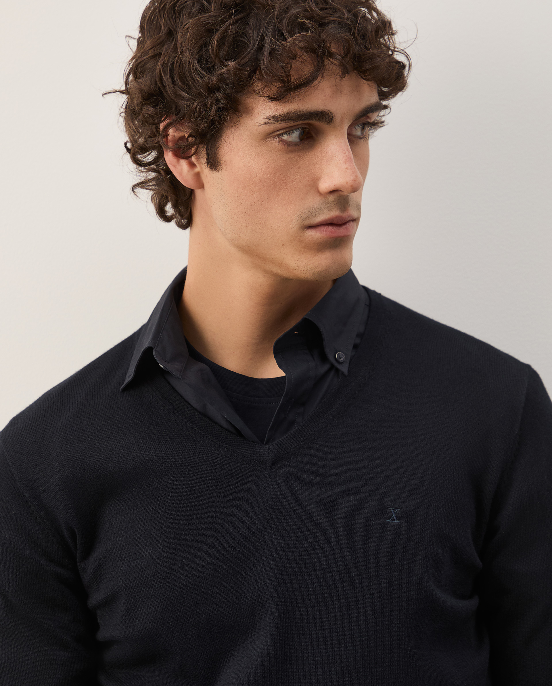 Jersey de algodón y cachemir