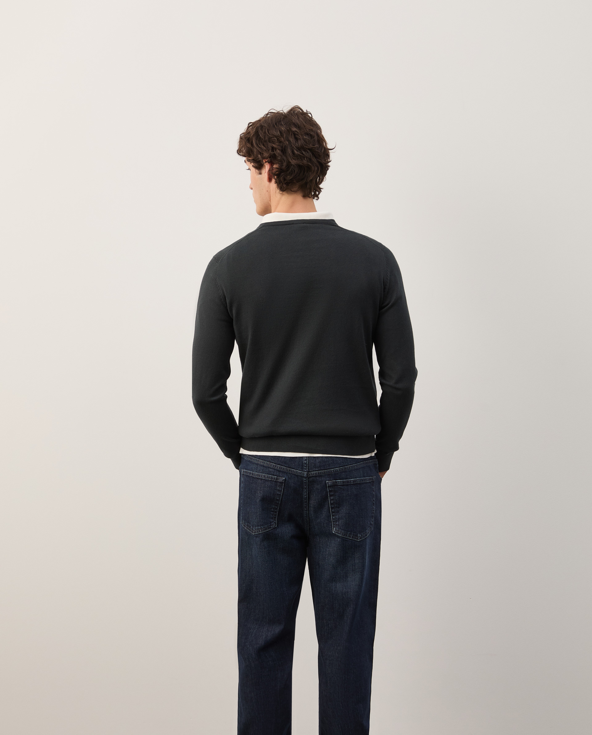 Cotton and cashmere pullover