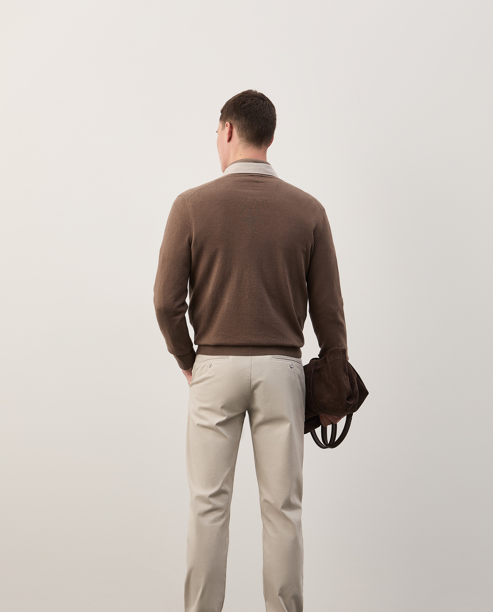 Cotton and cashmere pullover