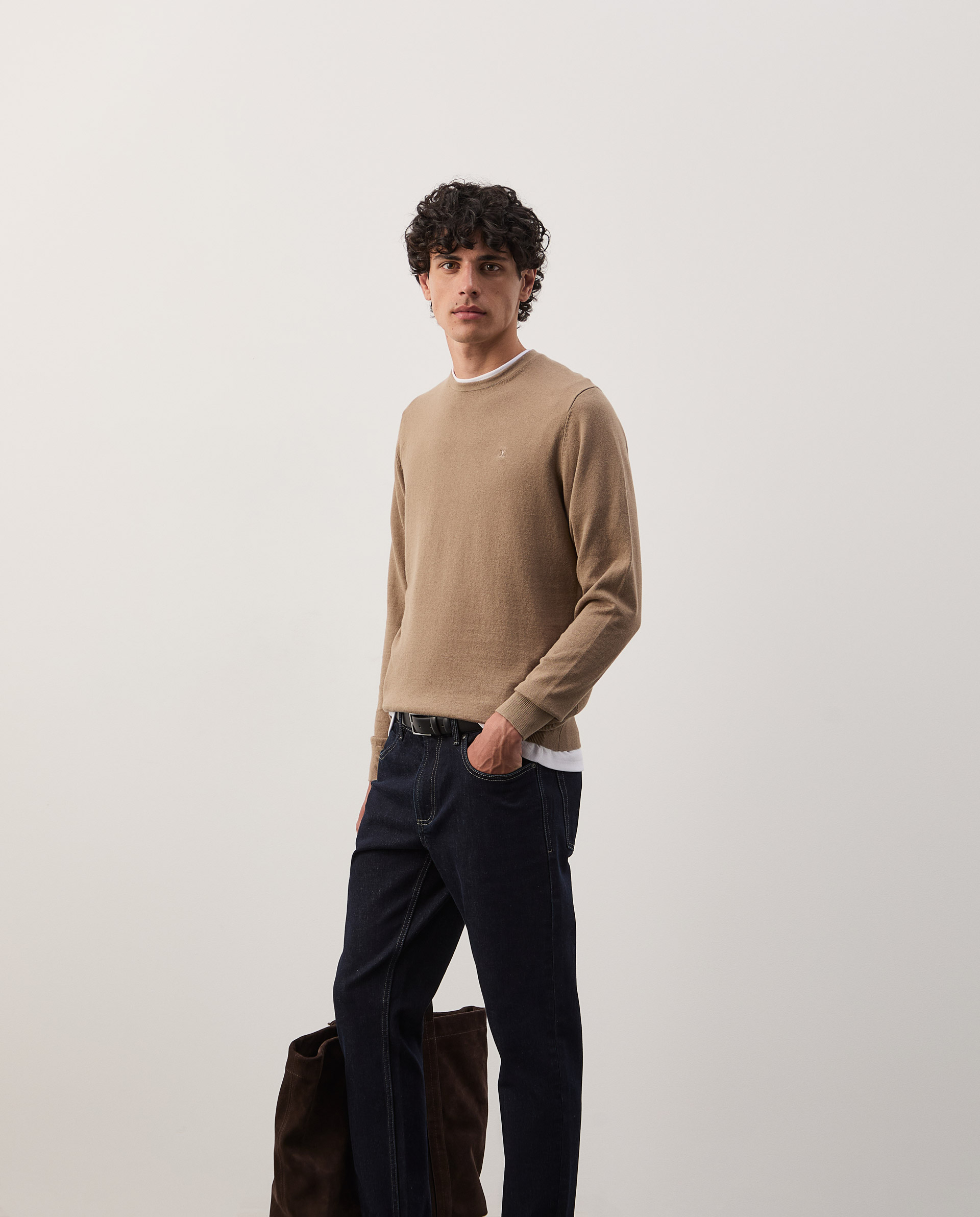 Cotton and cashmere sweater