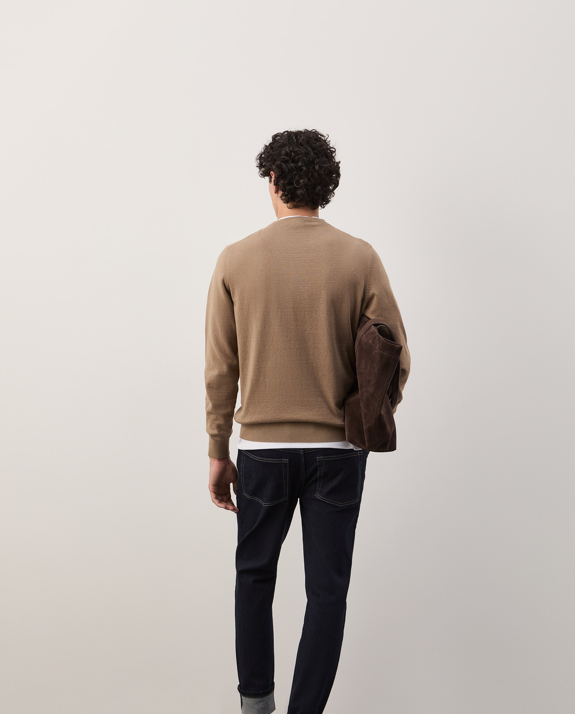 Cotton and cashmere sweater
