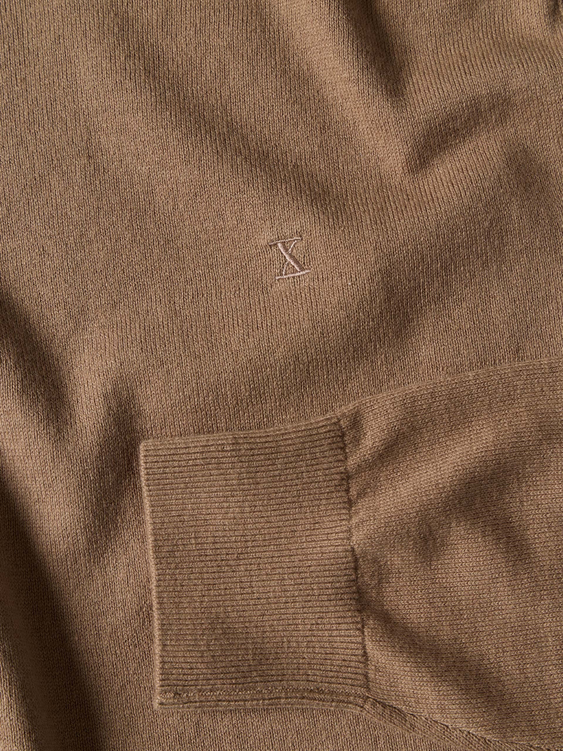 Cotton and cashmere sweater
