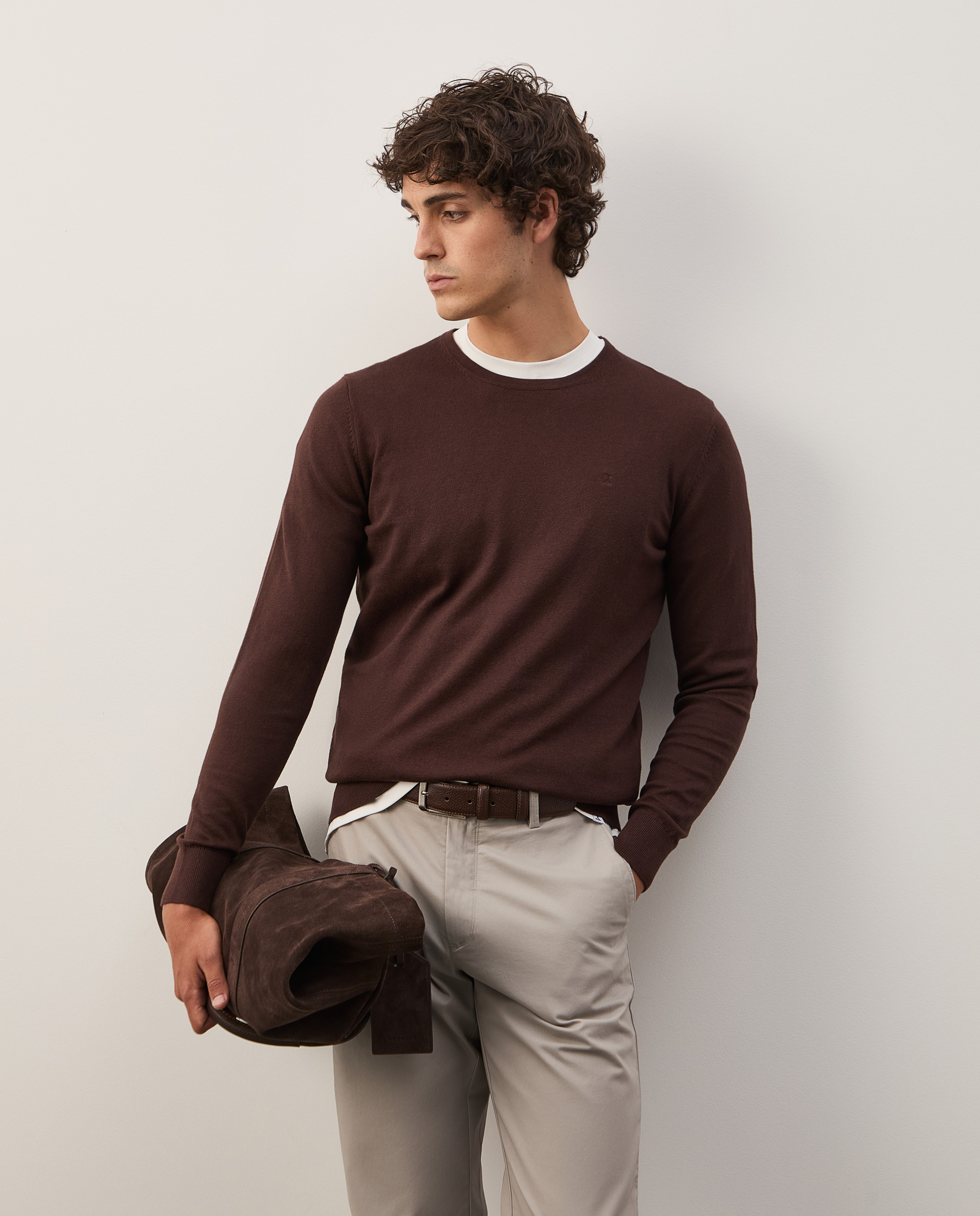 Cotton and cashmere sweater