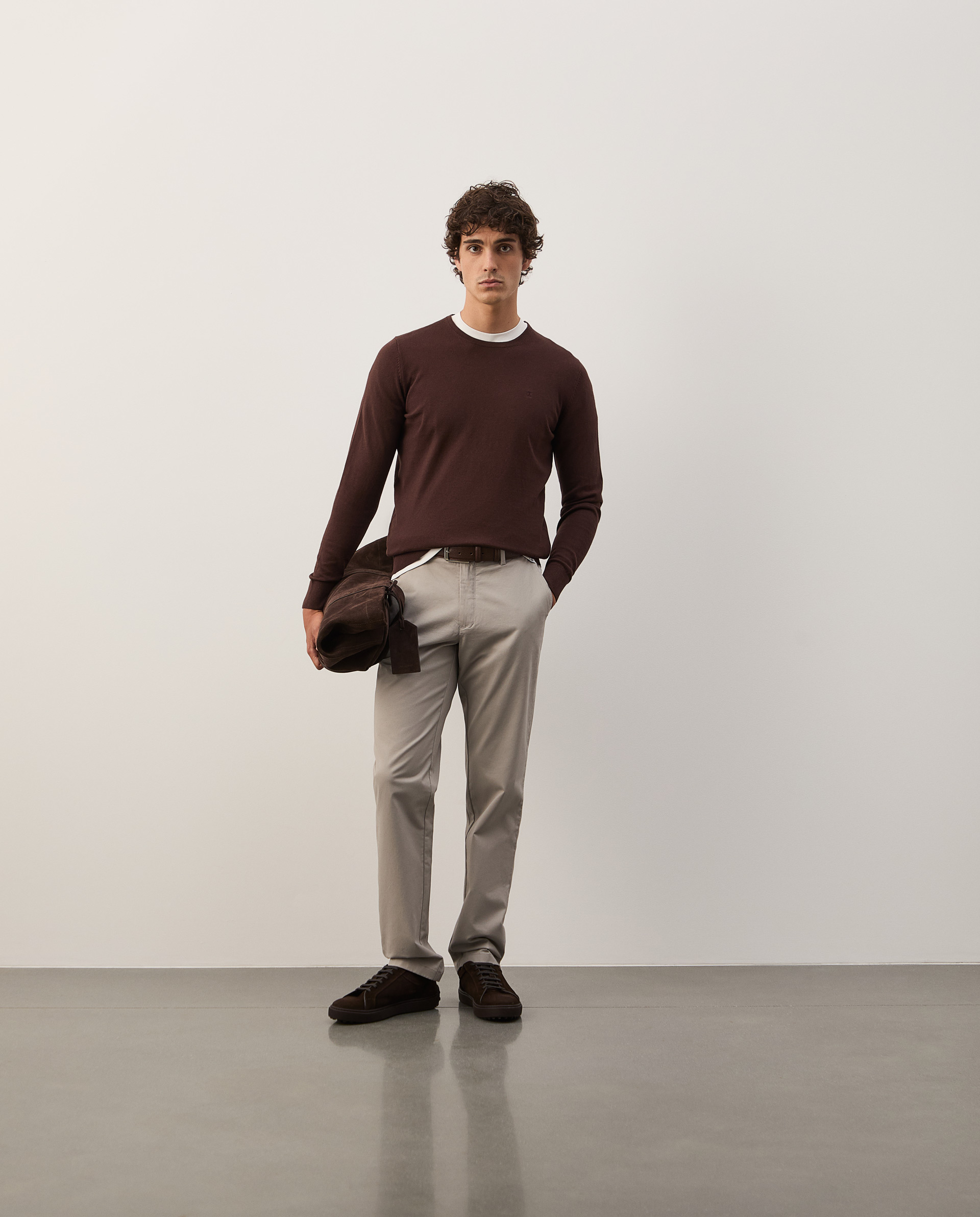 Cotton and cashmere sweater