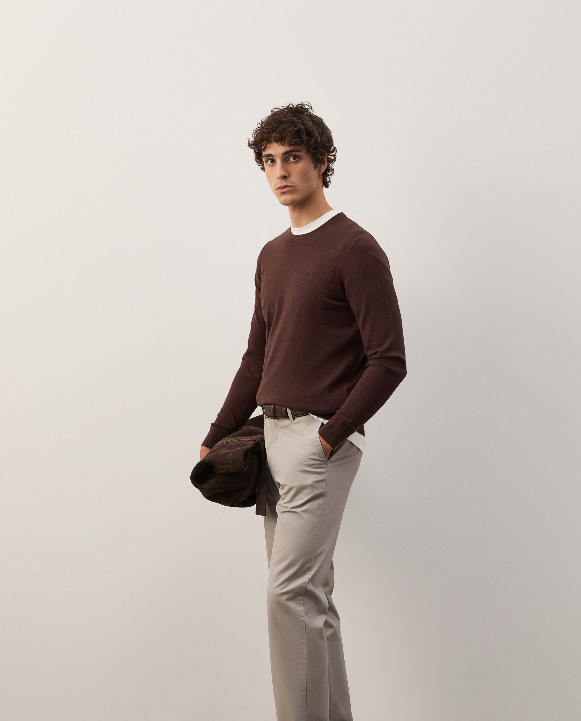 Cotton and cashmere sweater