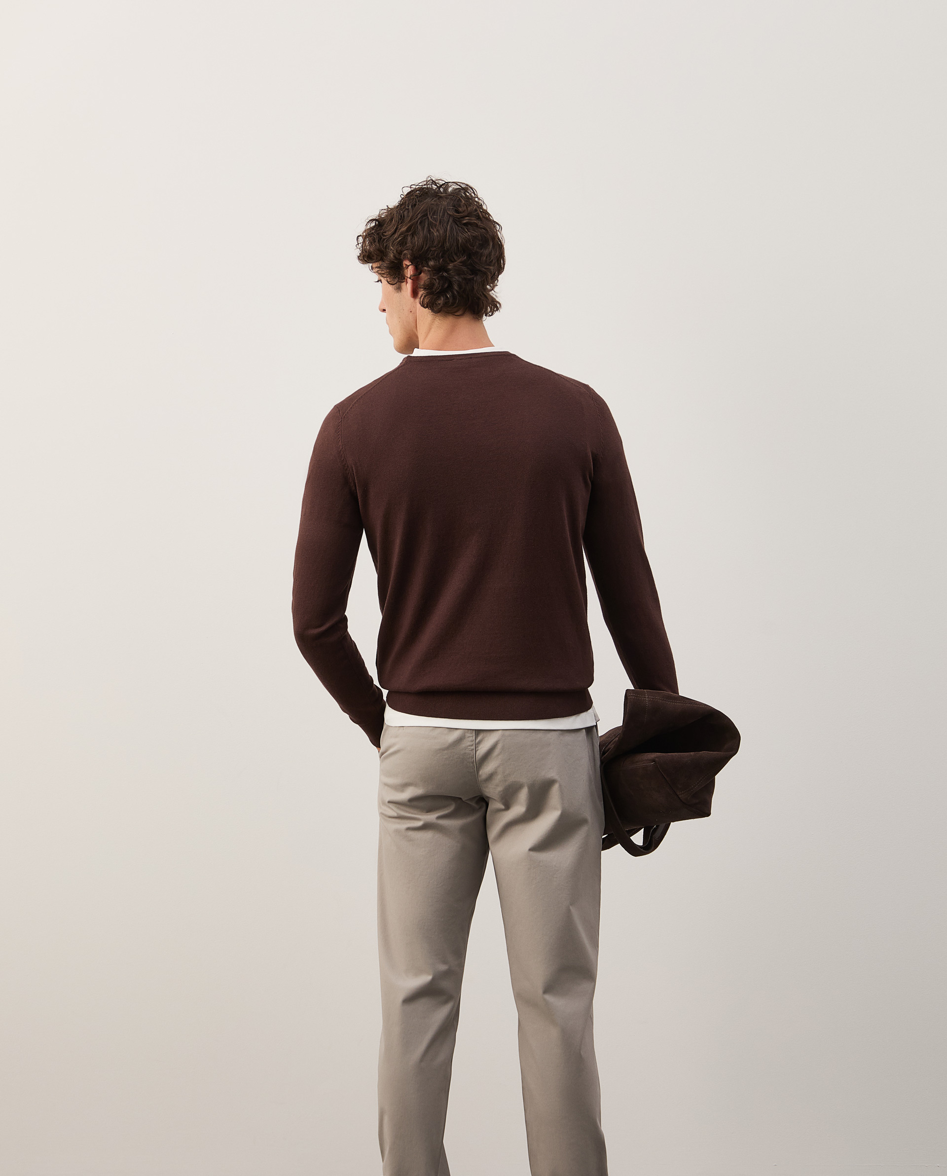 Cotton and cashmere sweater