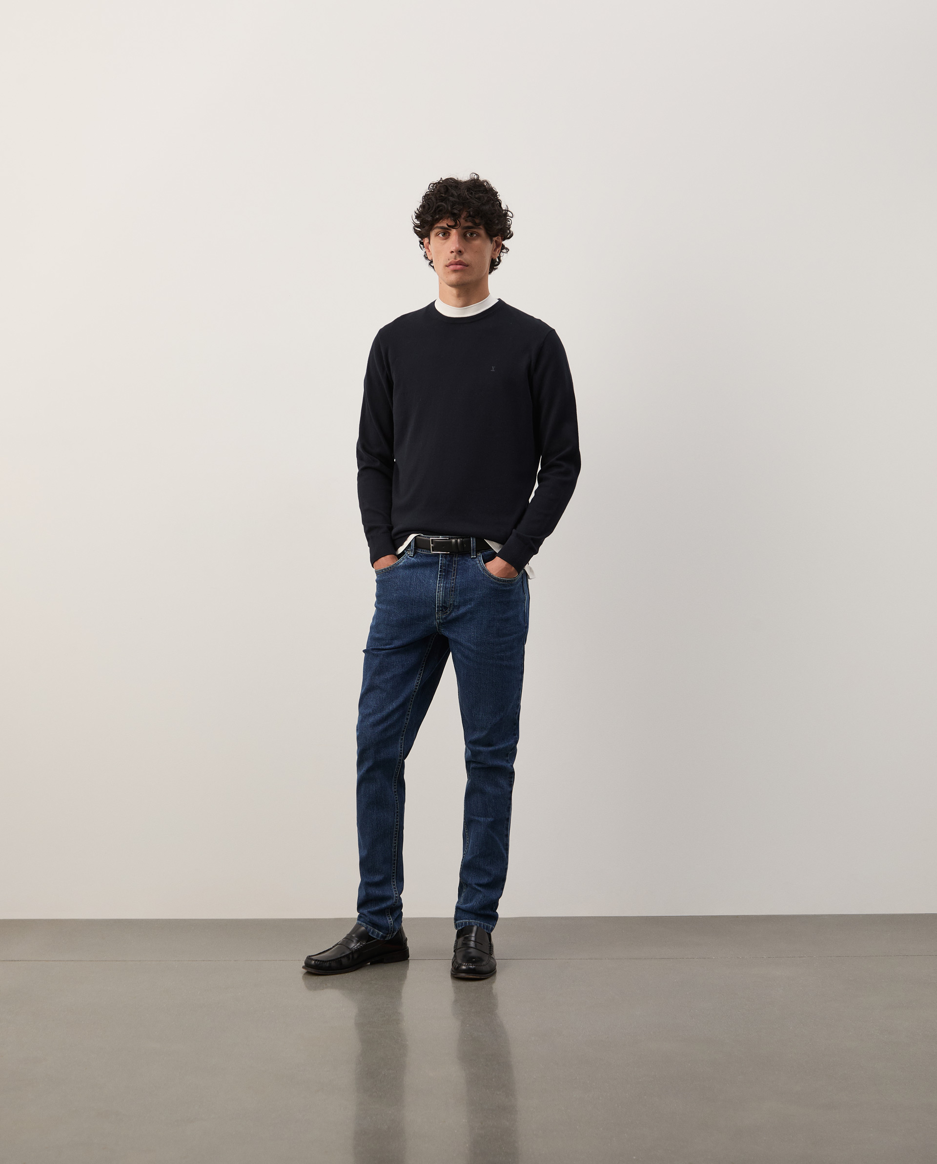 Cotton and cashmere sweater