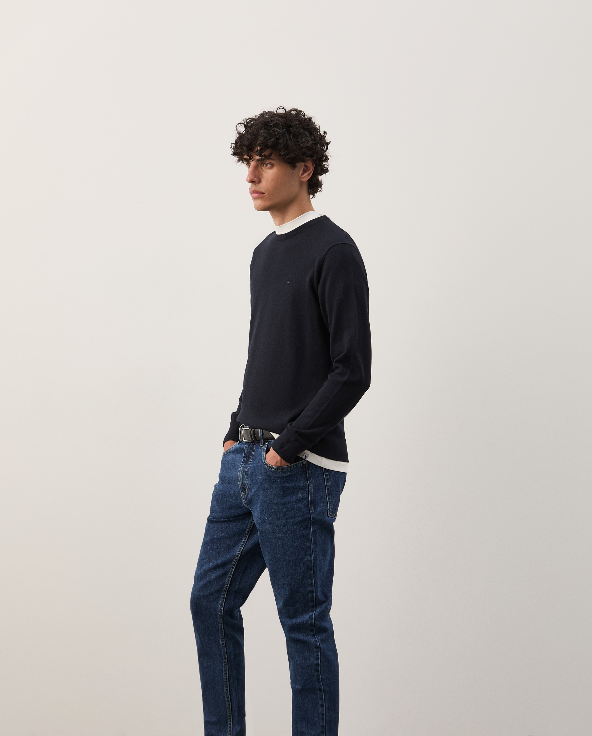 Cotton and cashmere sweater