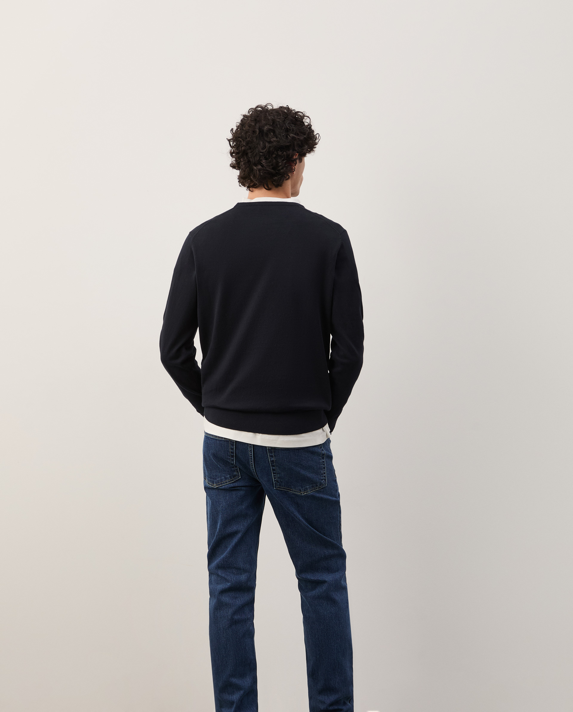 Cotton and cashmere sweater