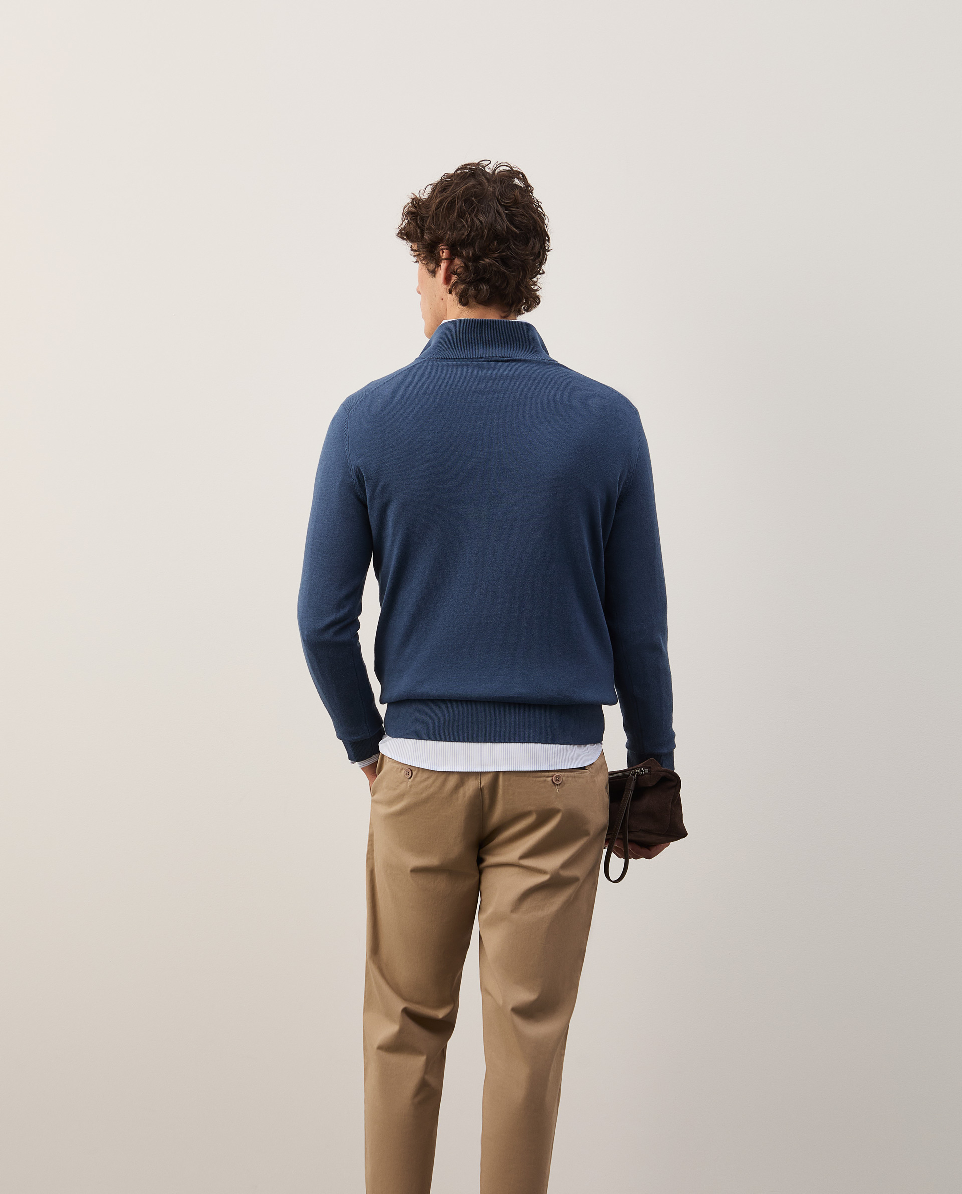 Cotton and cashmere sweater