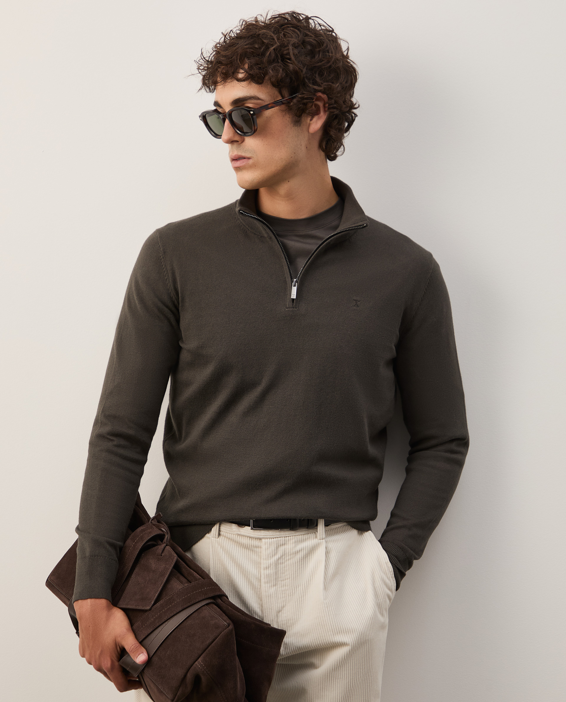 Cotton and cashmere sweater