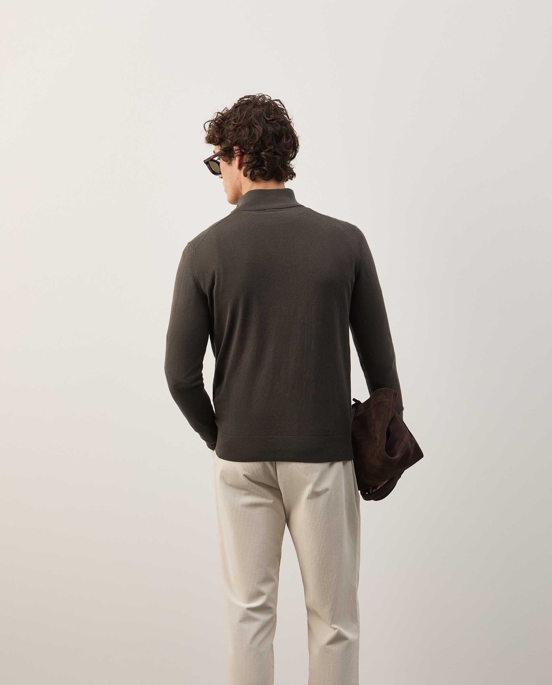 Cotton and cashmere sweater