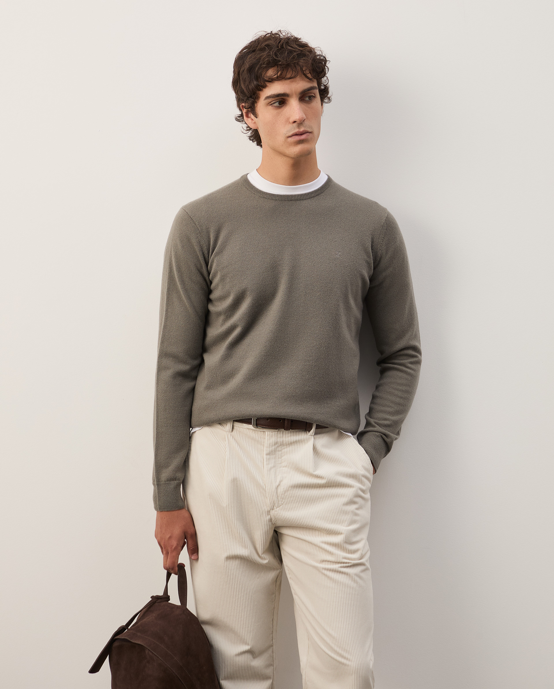 Camisola de malha 100% lã