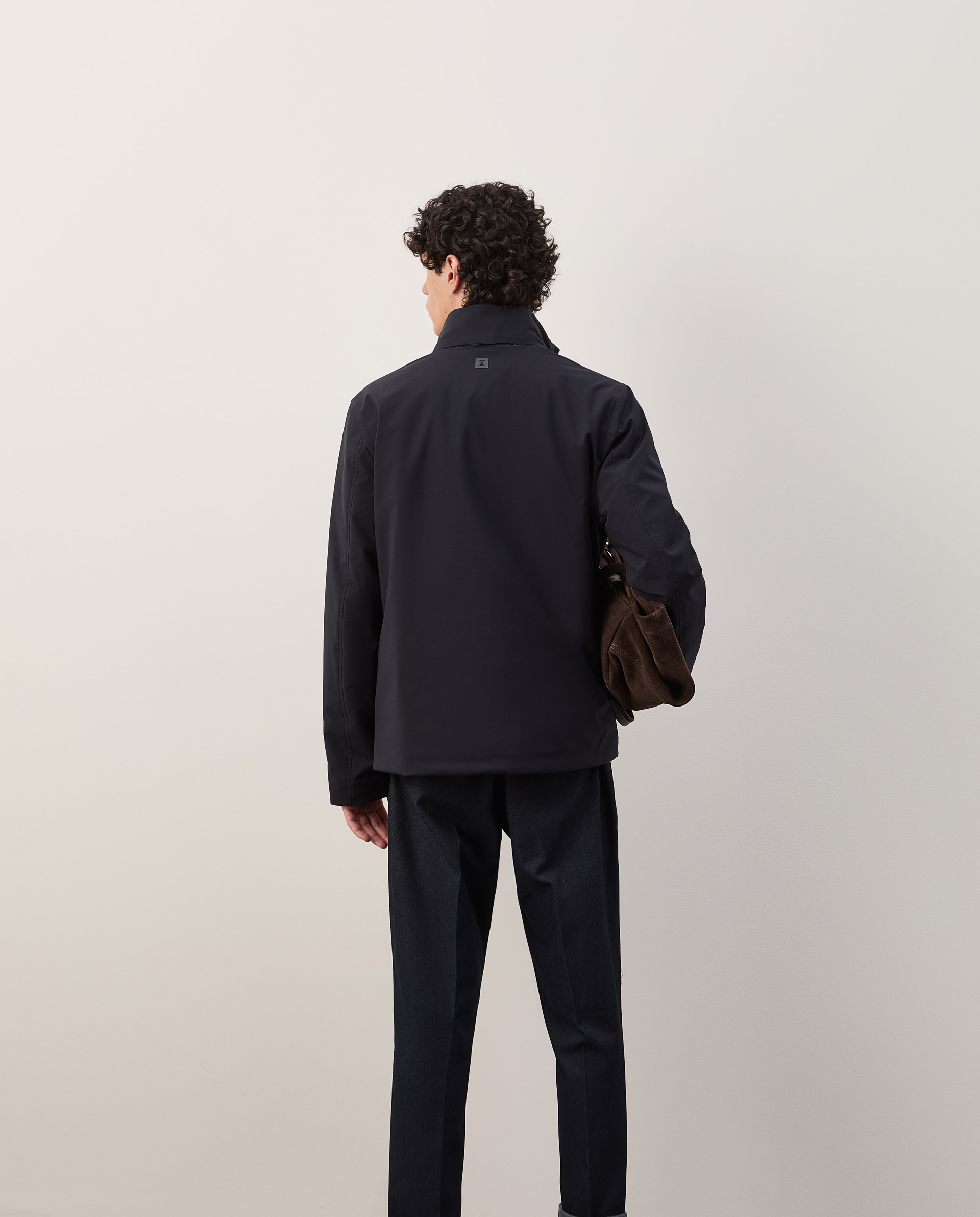 Reversible water-repellent jacket