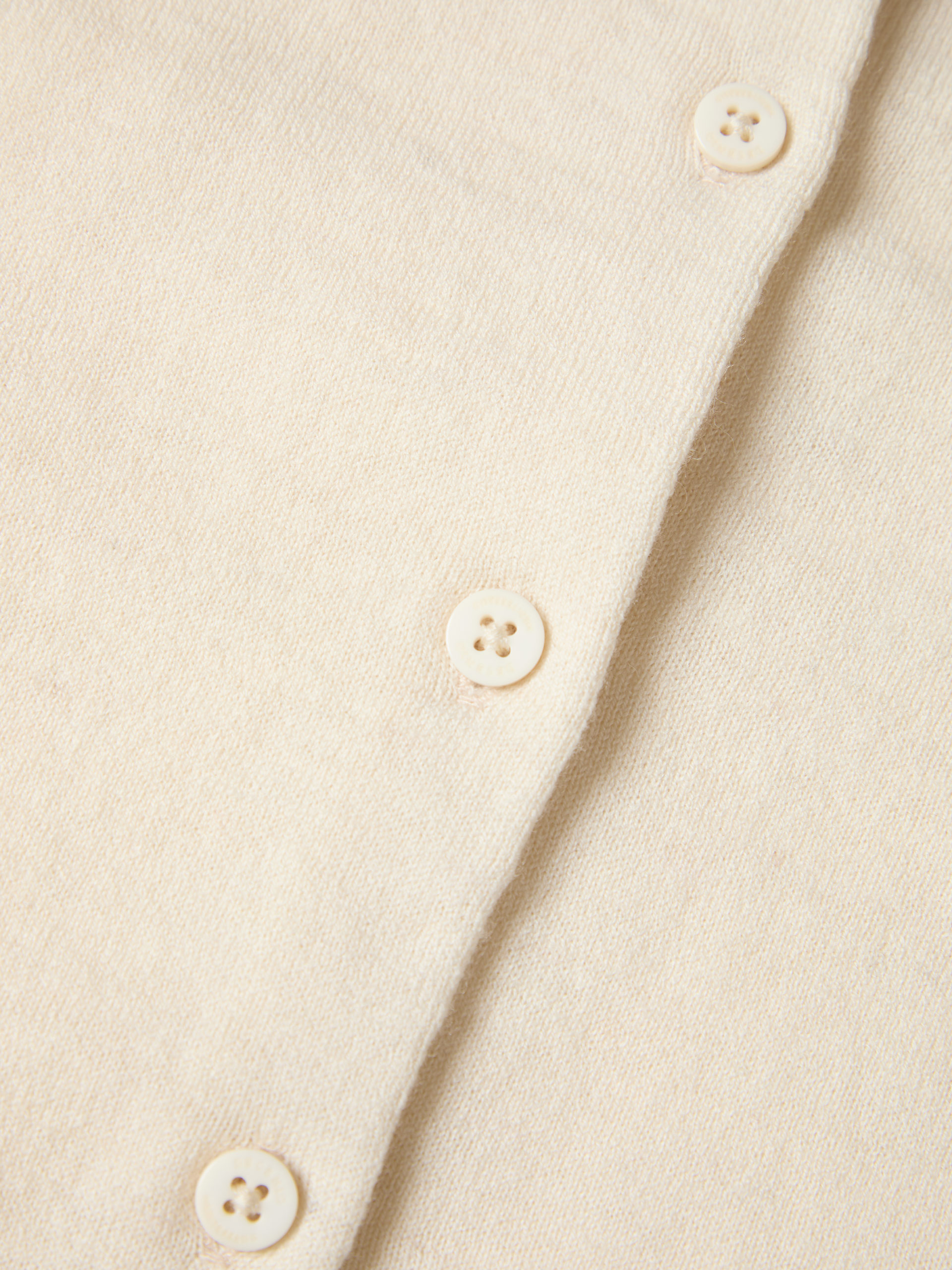 Basic knit cardigan with wool