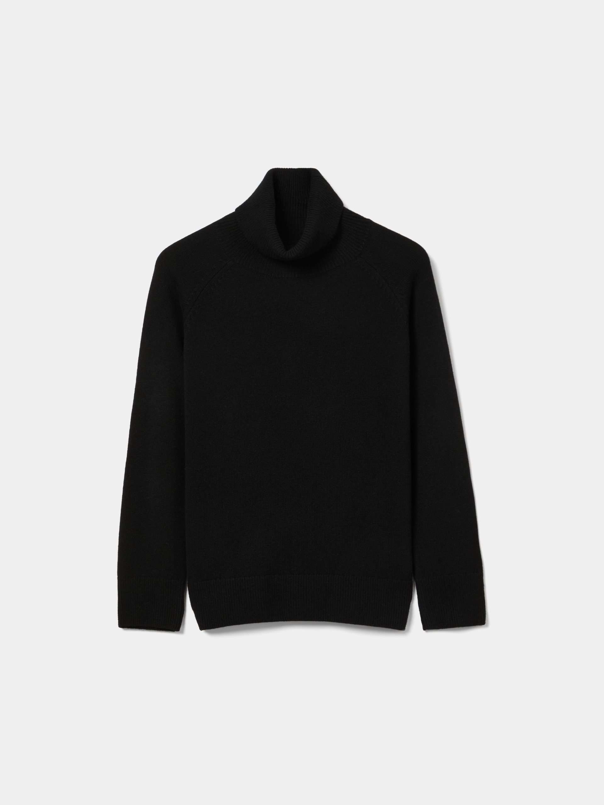 Turtleneck sweater with wool