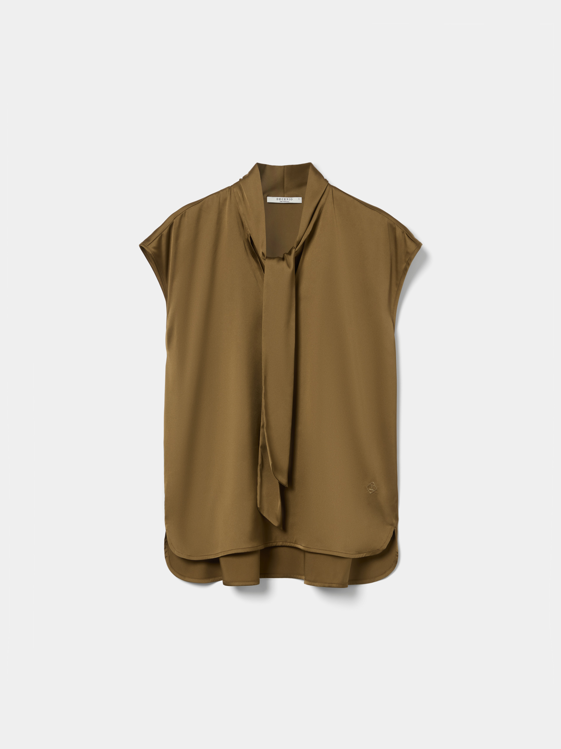 Blusa holgada con lazo