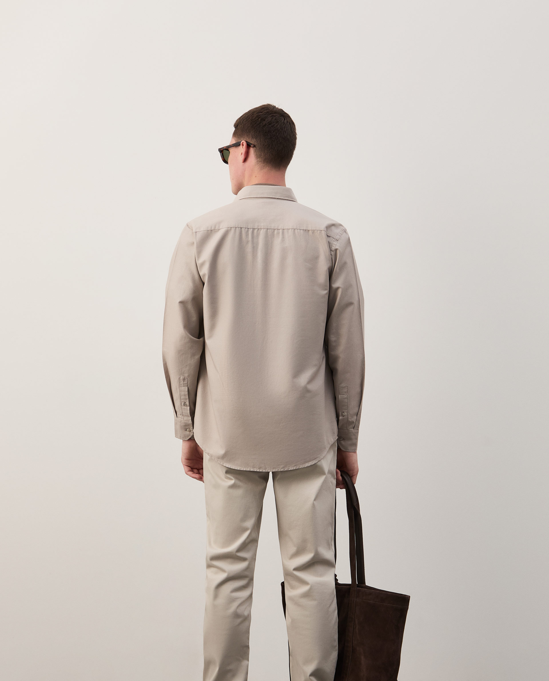 Regular fit garment dye shirt