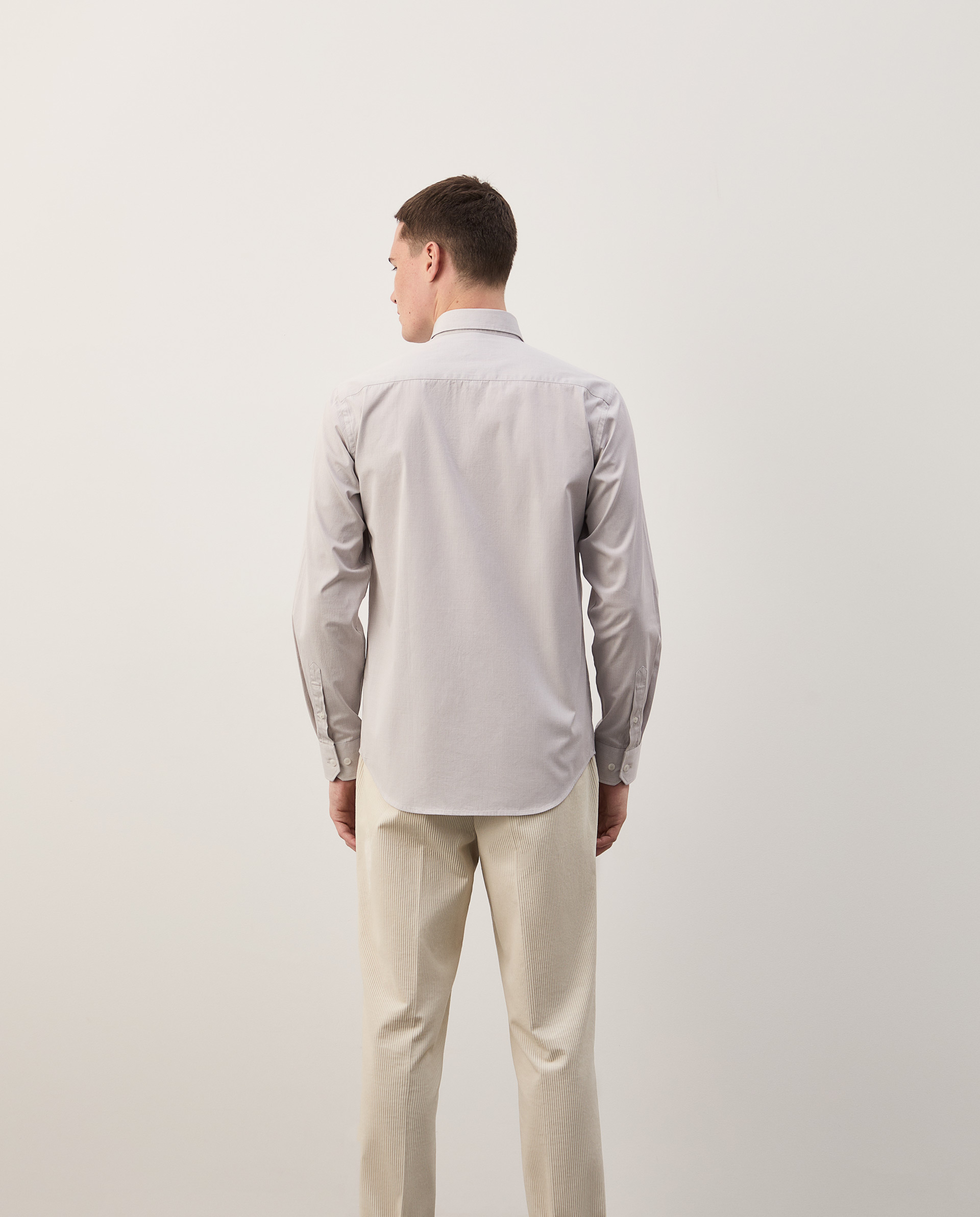 Slim fit striped shirt